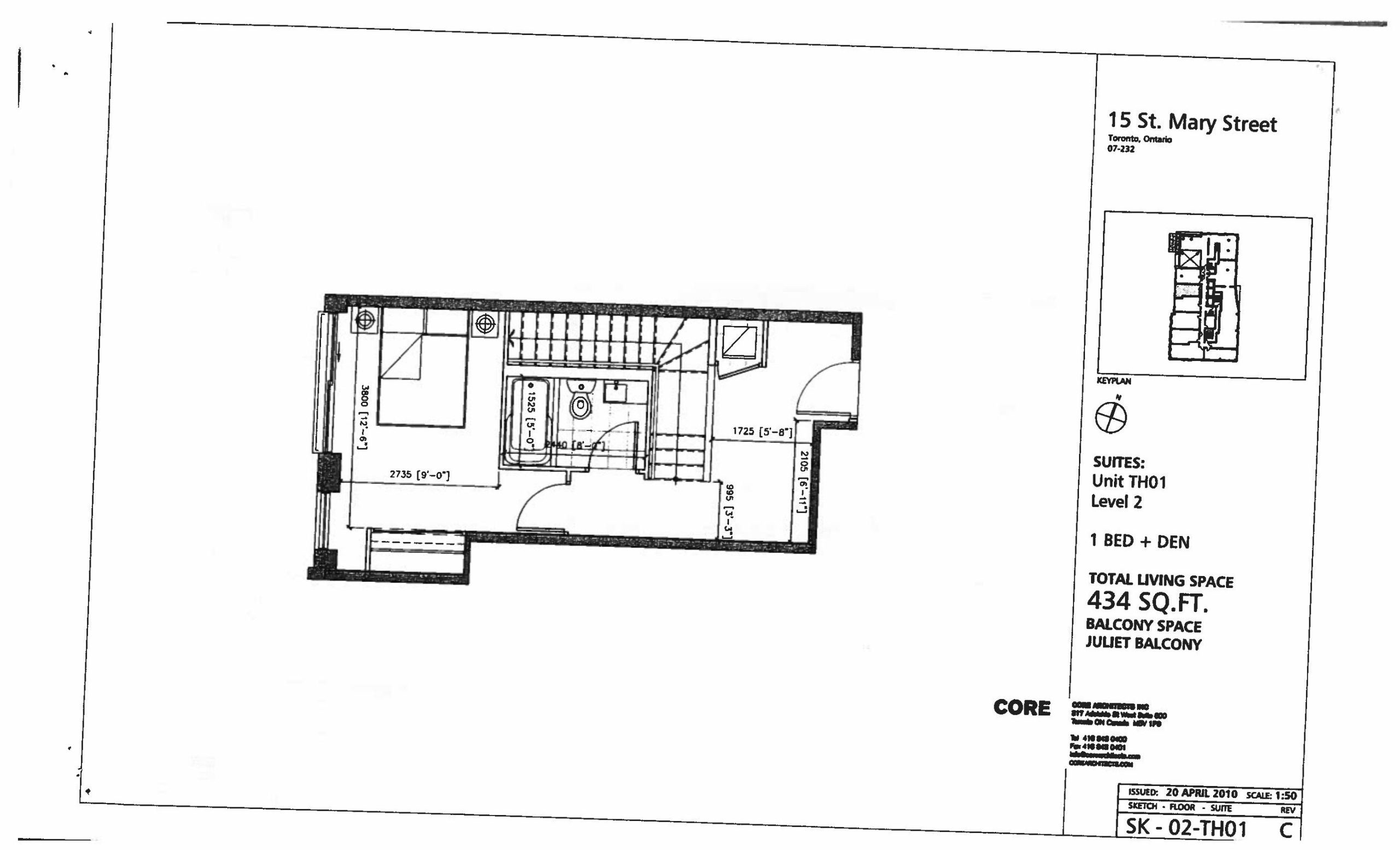 Unit TH01 floor plan