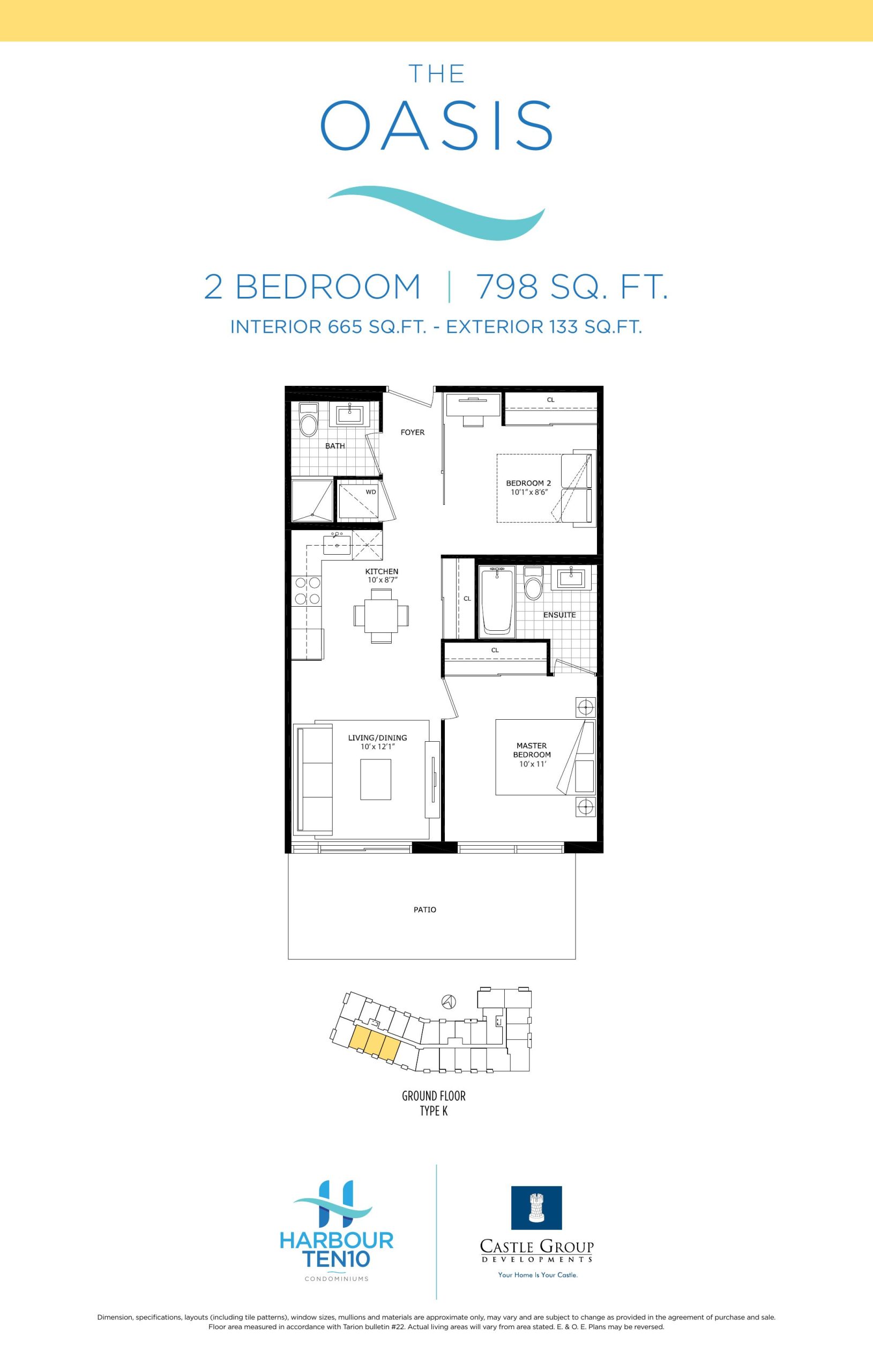 The Oasis floor plan