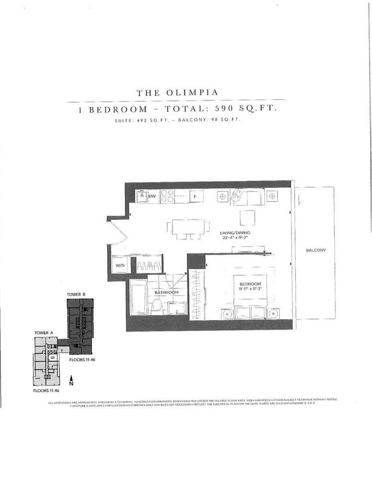 The Olimpia floor plan