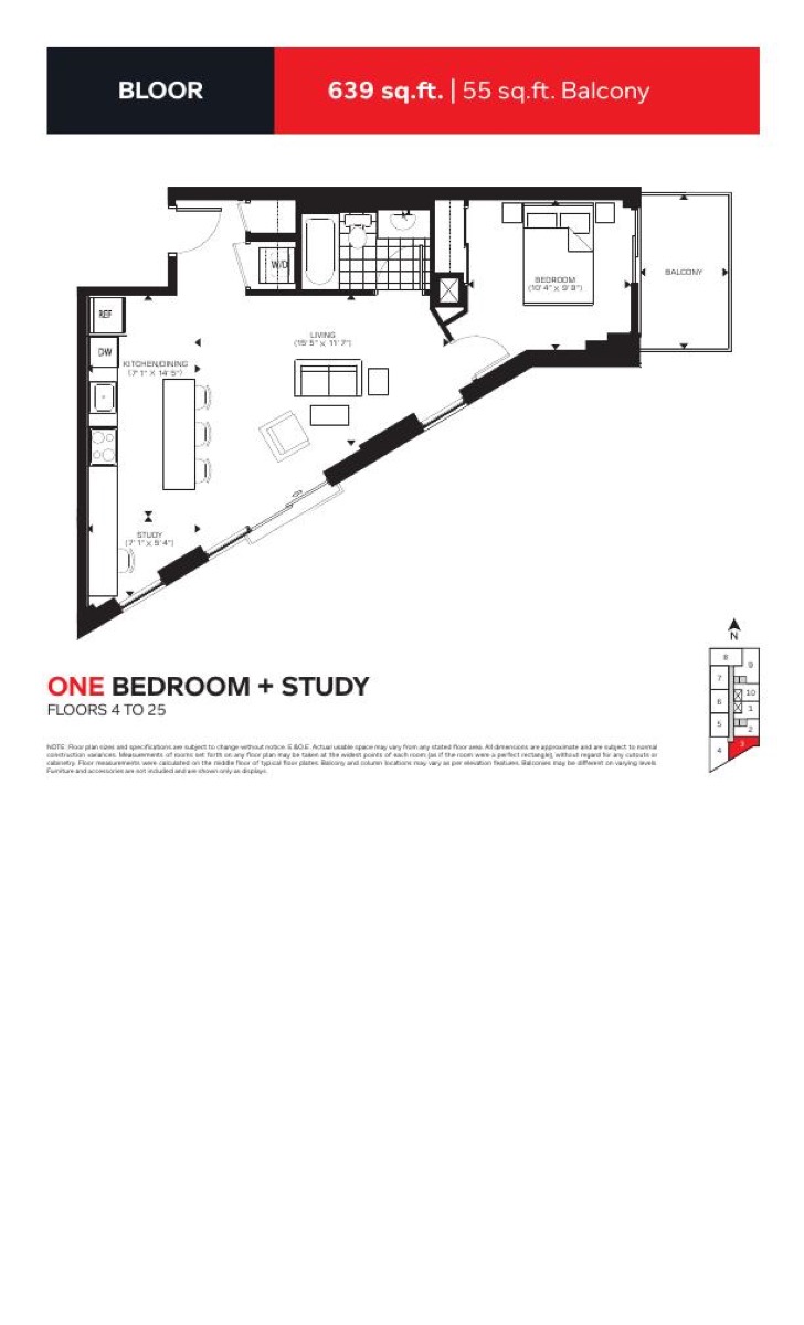 Bloor floor plan