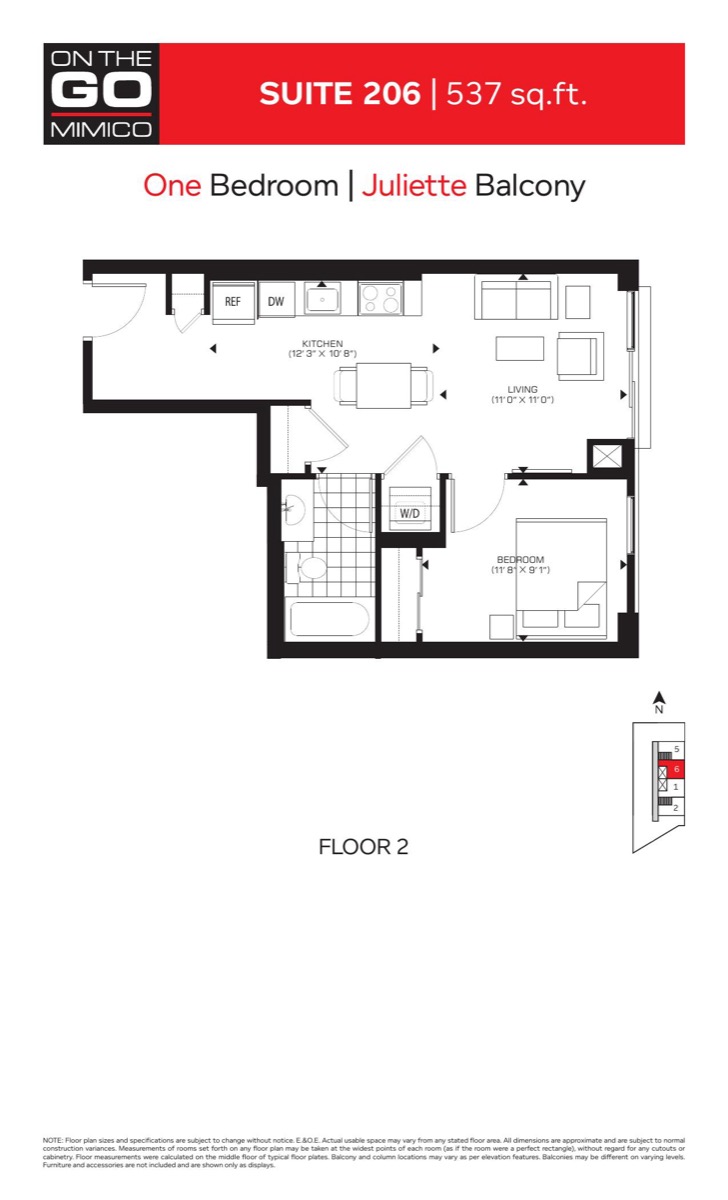Suite 206 floor plan