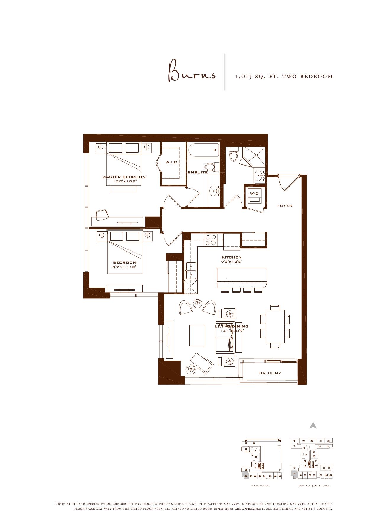 The Burns floor plan