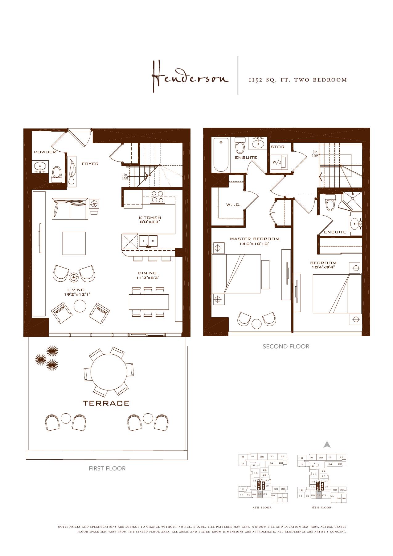 The Henderson floor plan