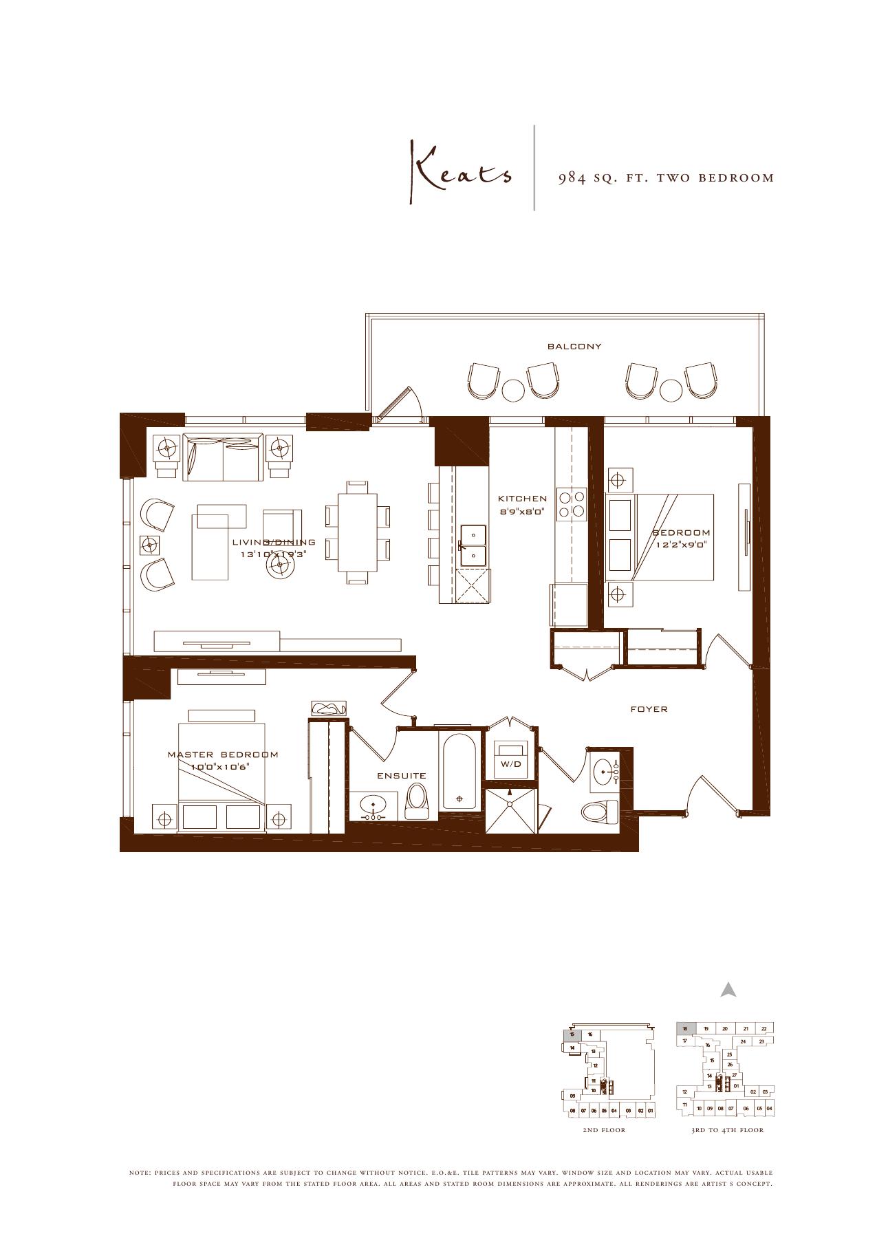 The Keats floor plan
