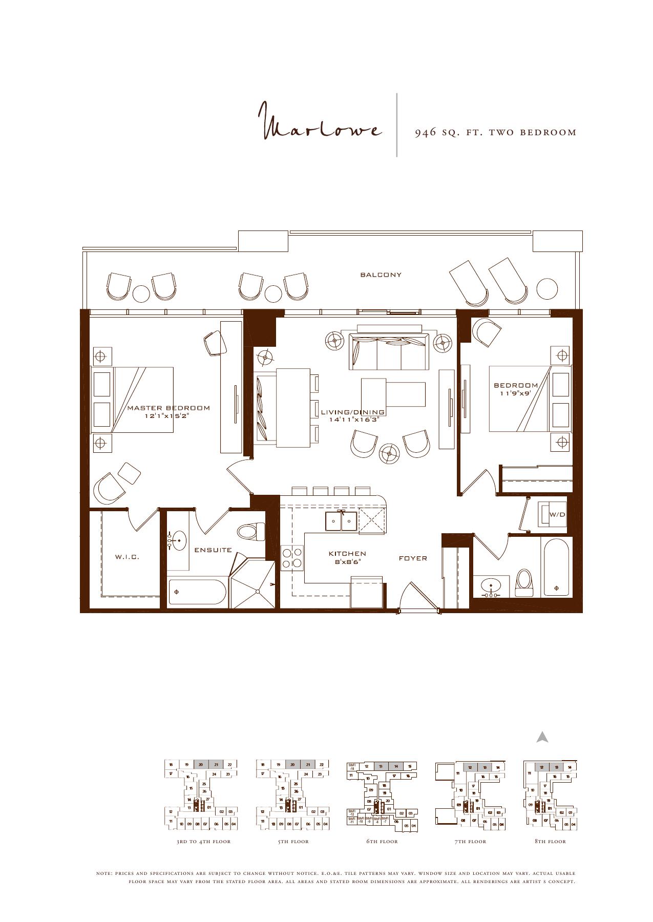 The Marlowe floor plan
