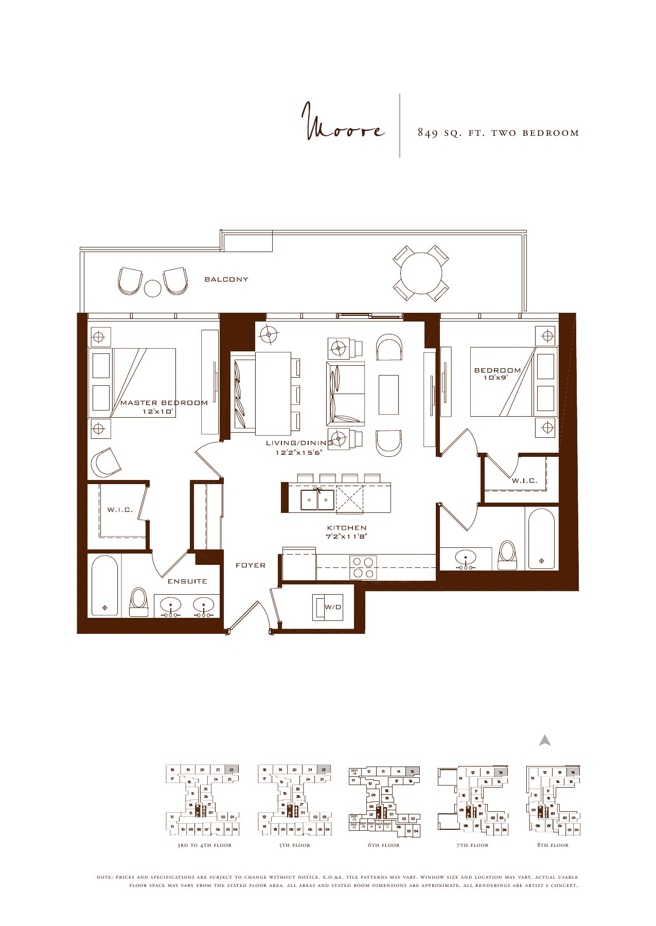 The Moore floor plan