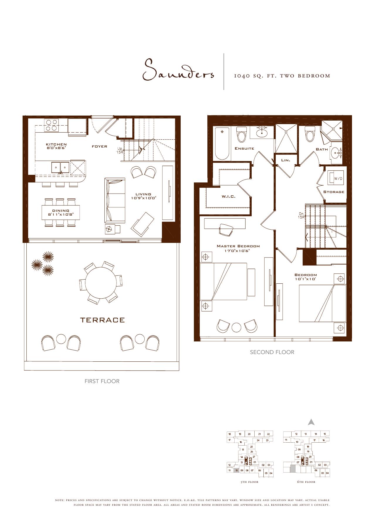 The Saunders floor plan