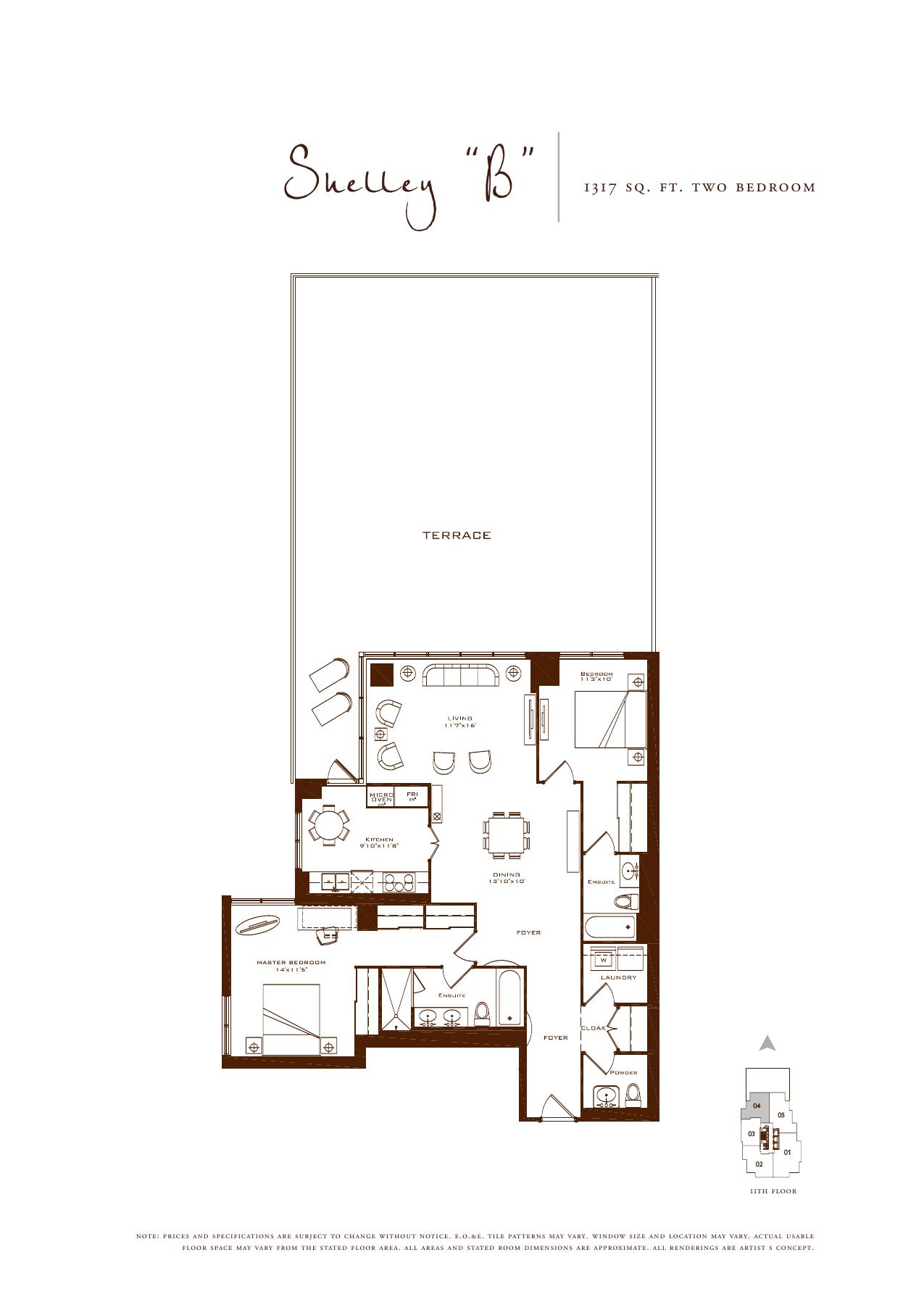 The Shelley B floor plan