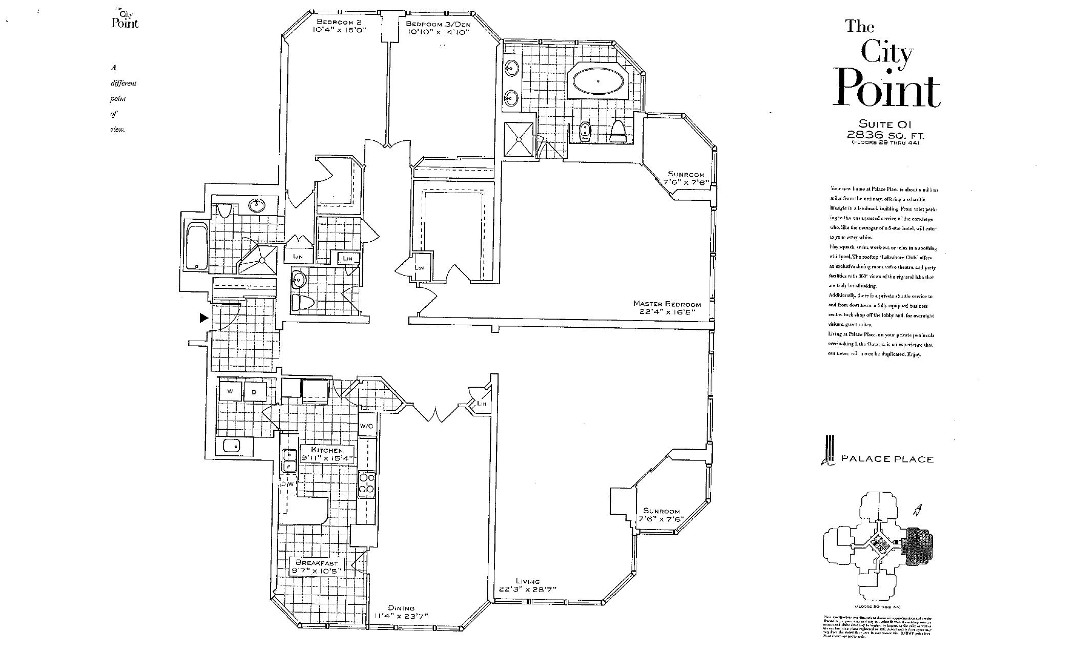 The City Point floor plan