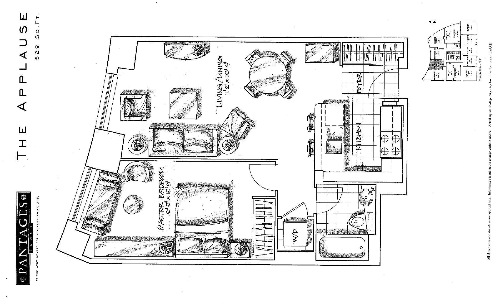 The Applause floor plan