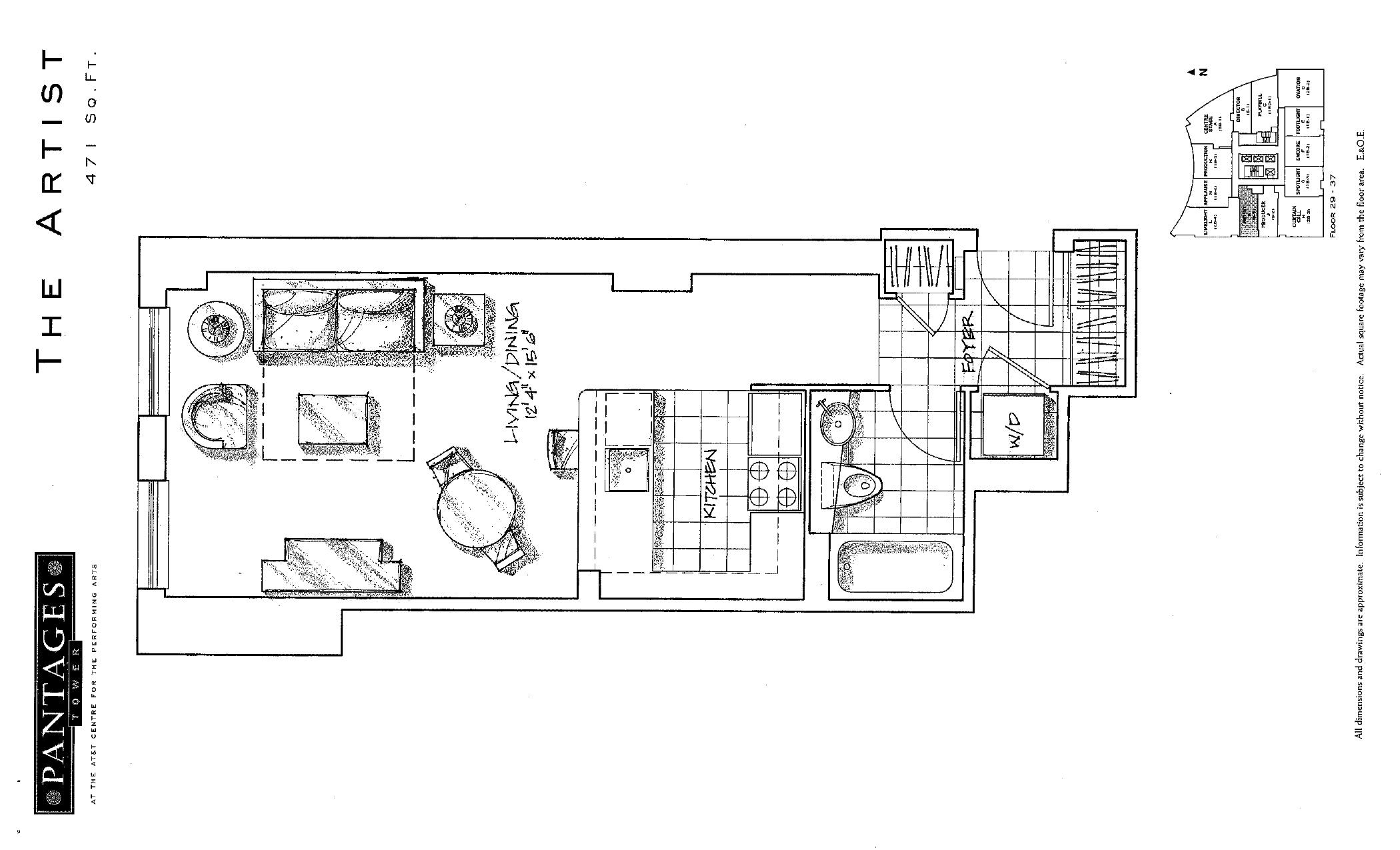 The Artist floor plan