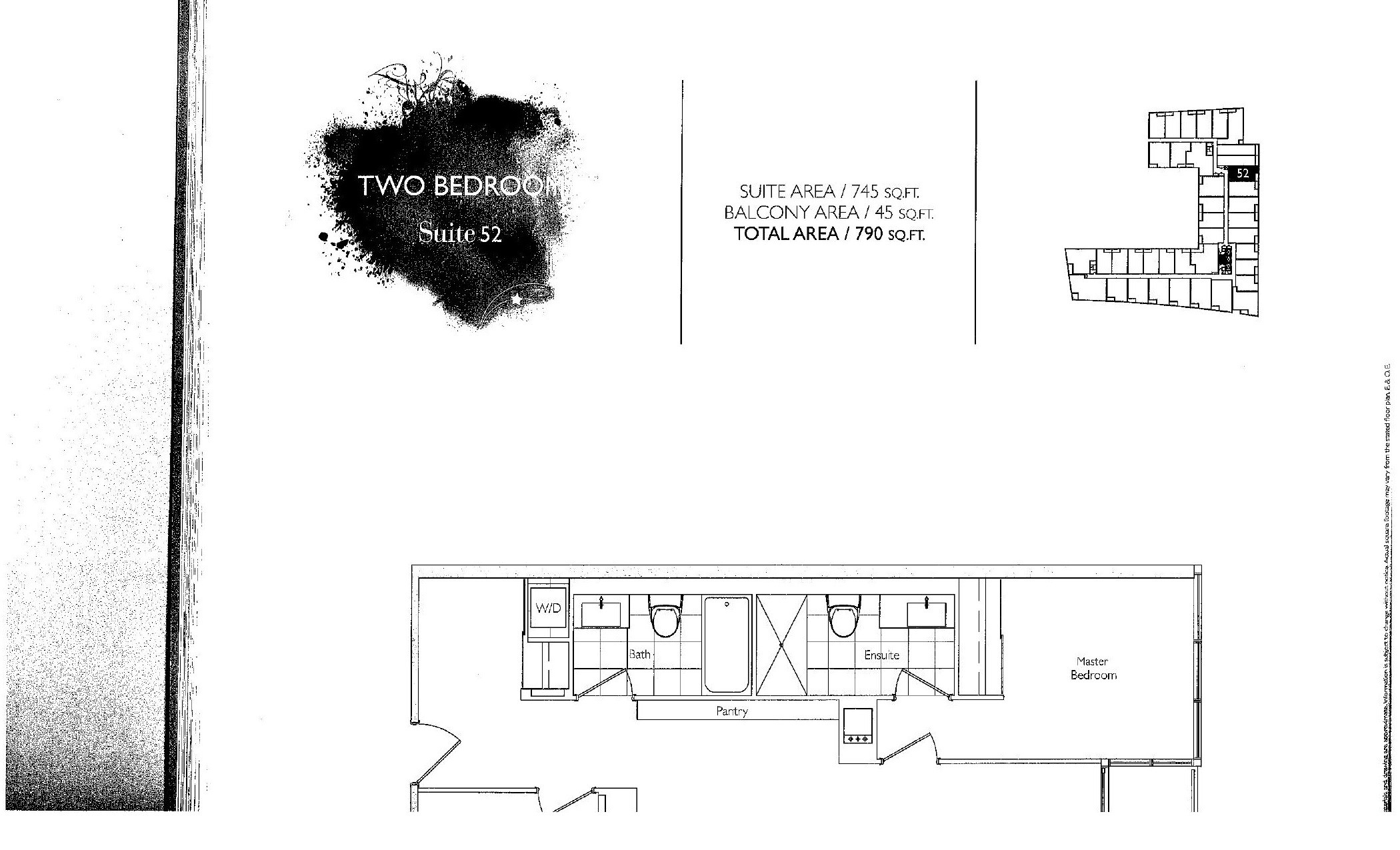 Suite 52 floor plan
