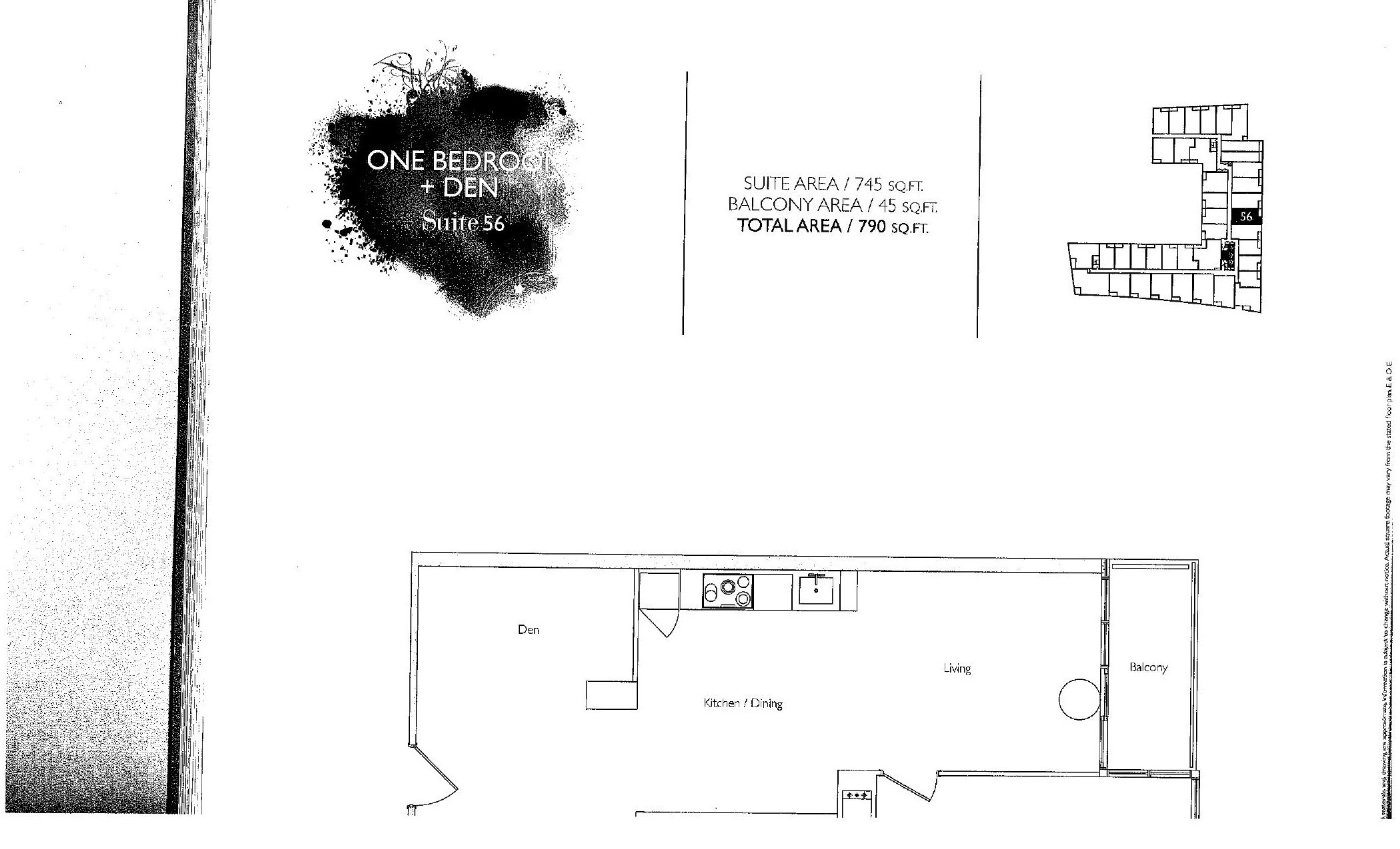 Suite 56 floor plan