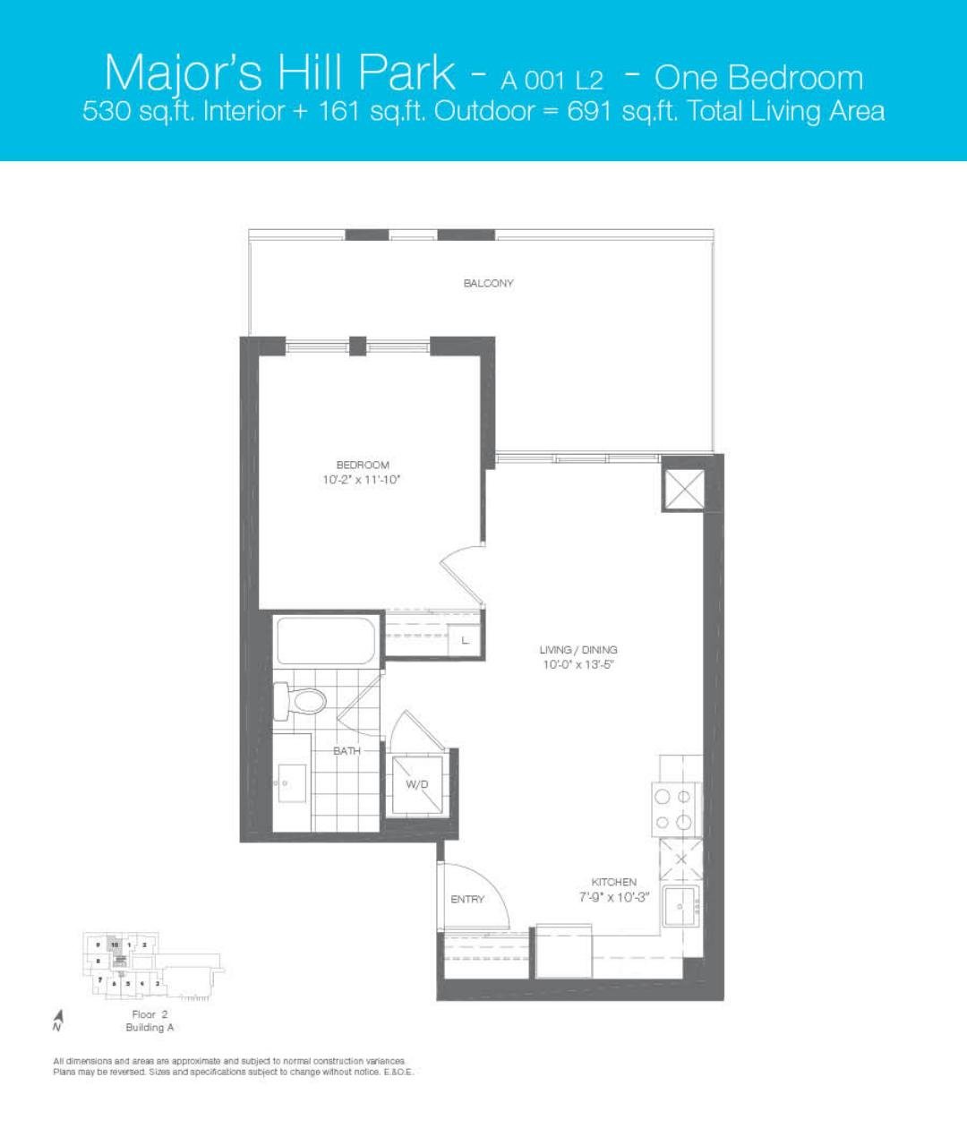 Major's Hill Park floor plan