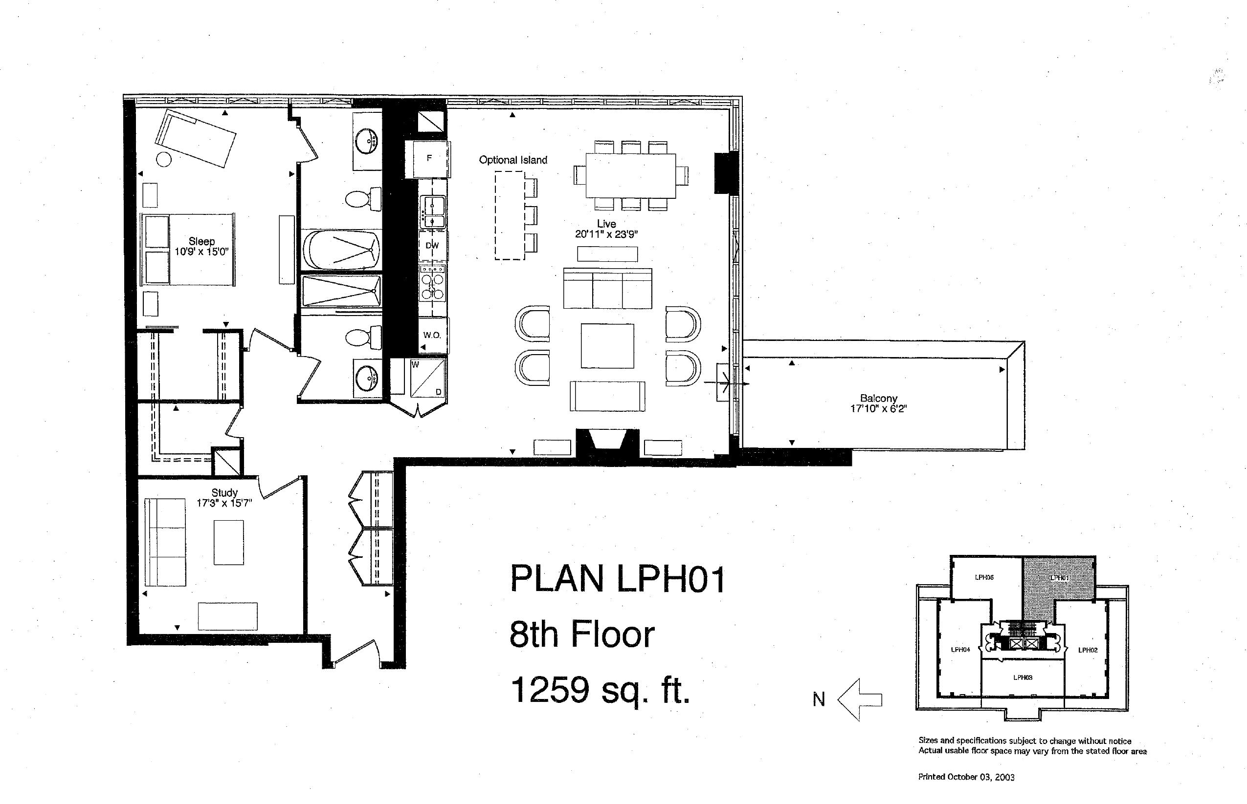 Plan LPH01 floor plan