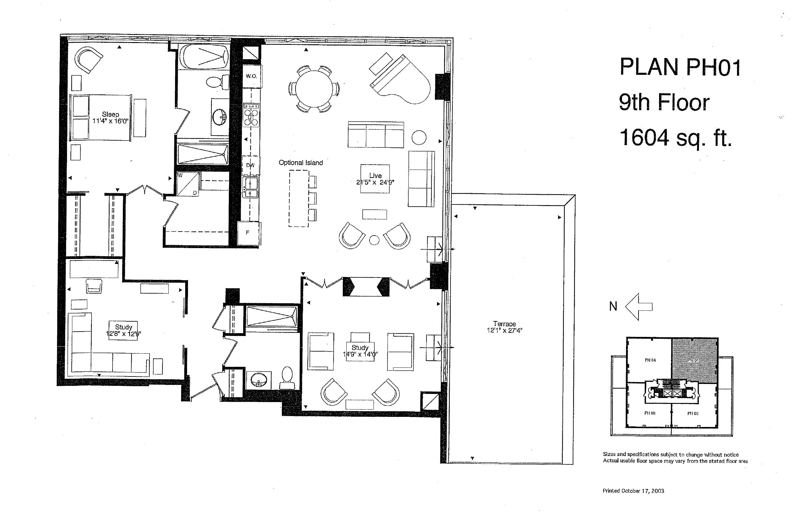 Plan PH01 floor plan