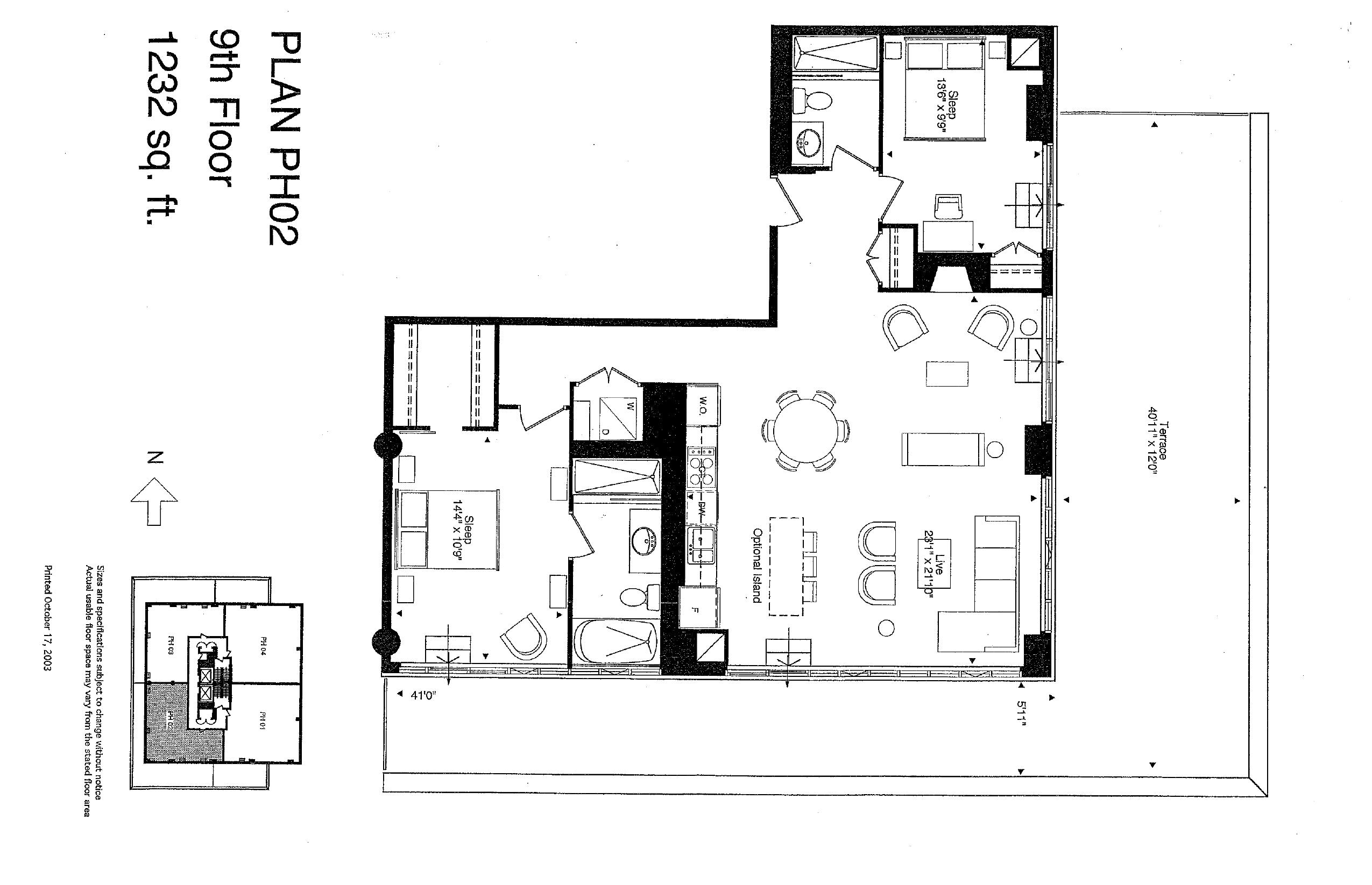 Plan PH02 floor plan