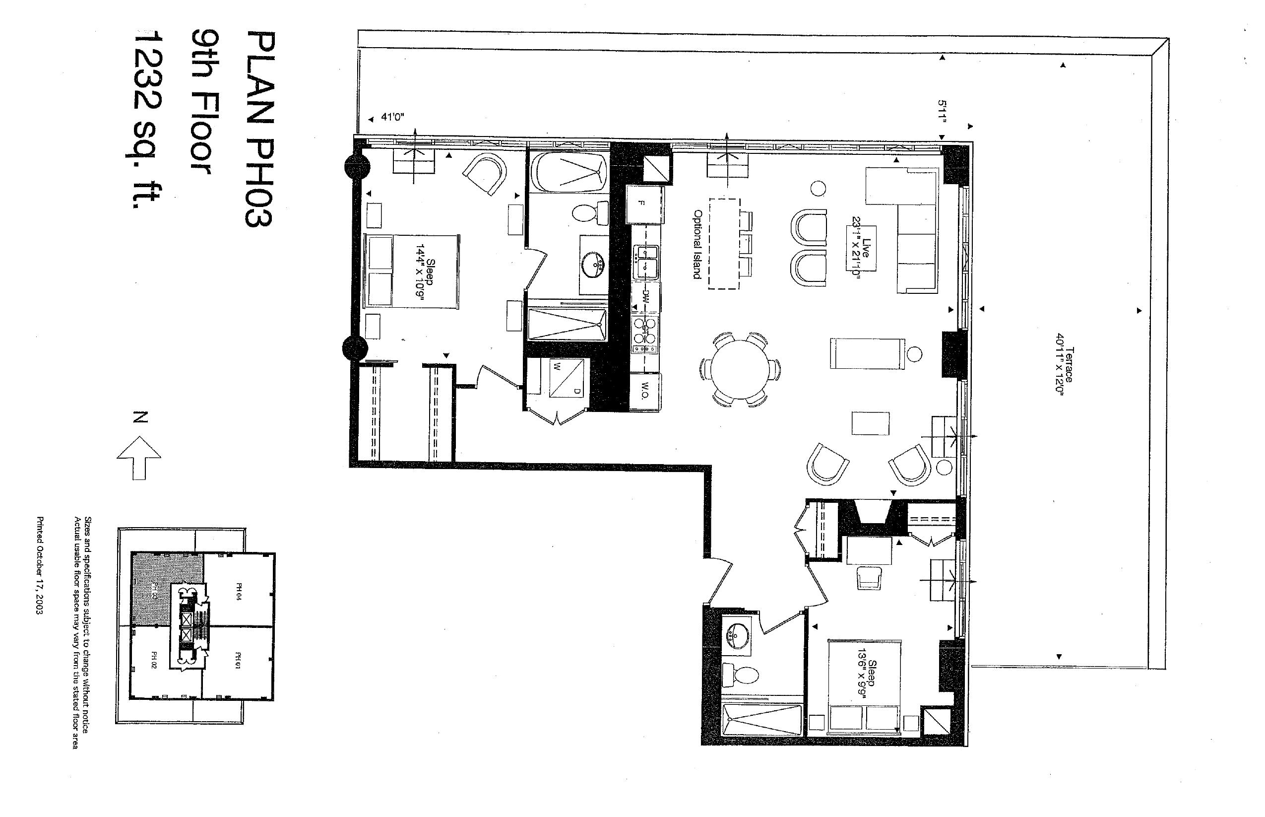 Plan PH03 floor plan