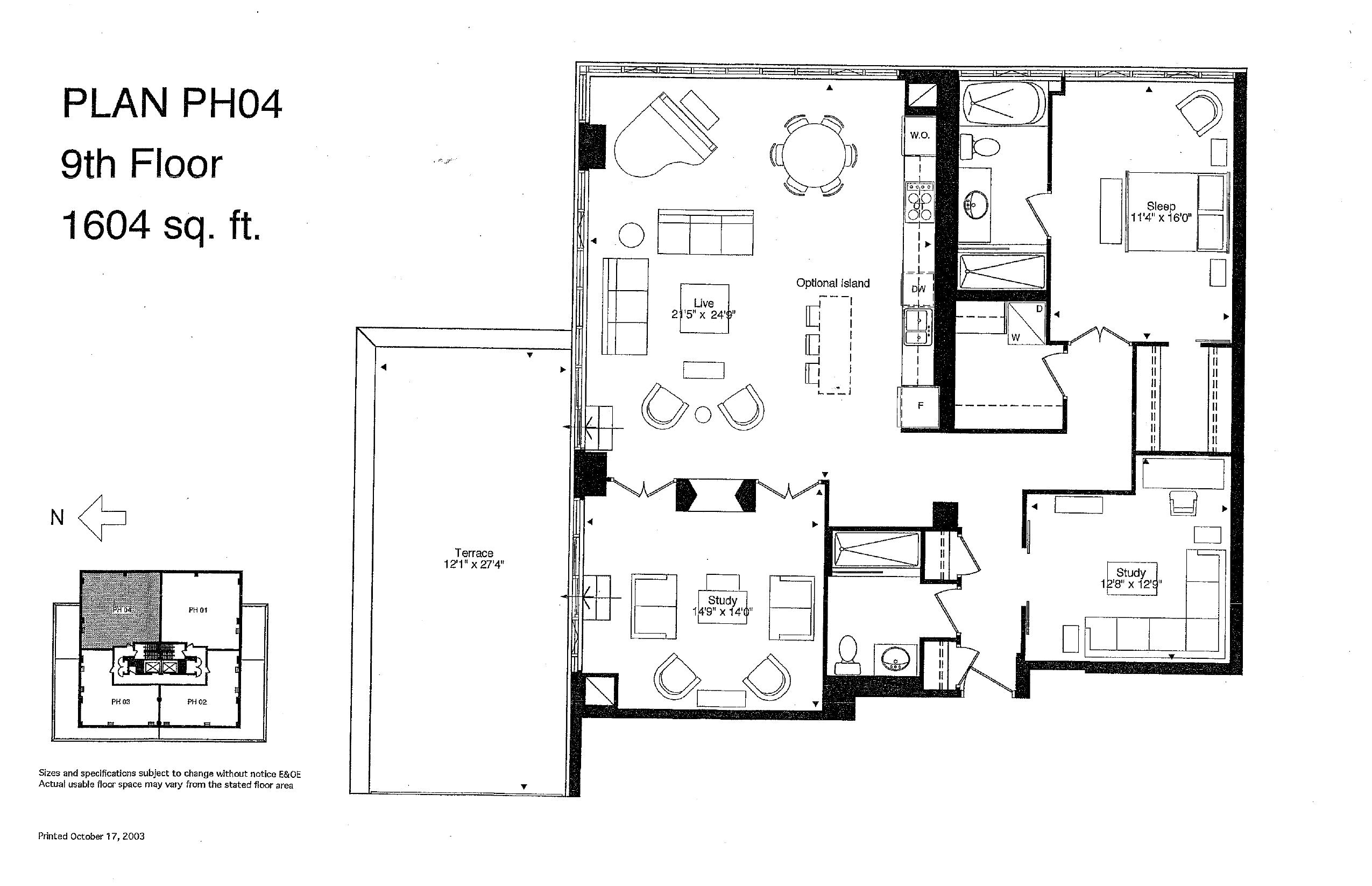Plan PH04 floor plan