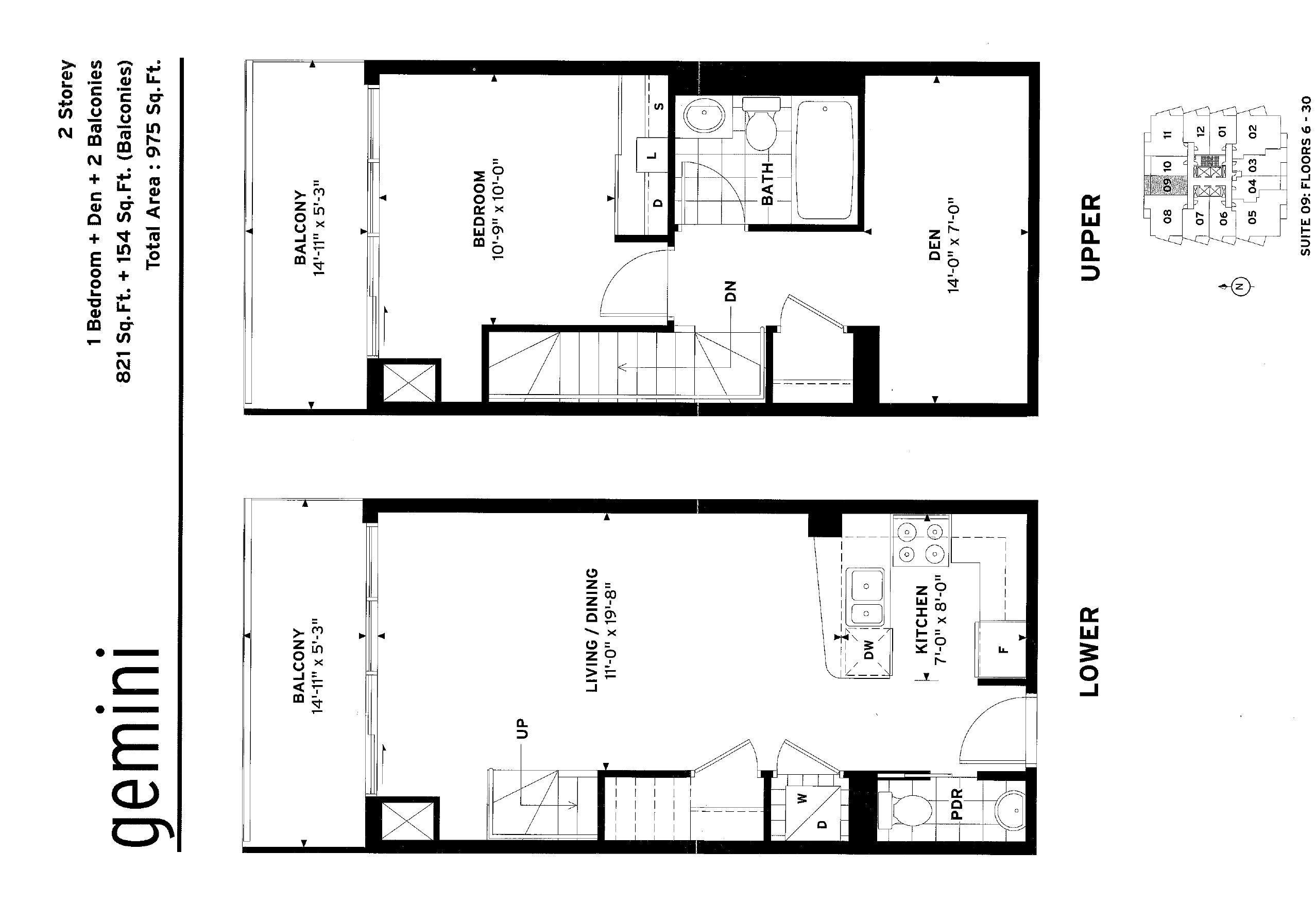 Gemini floor plan