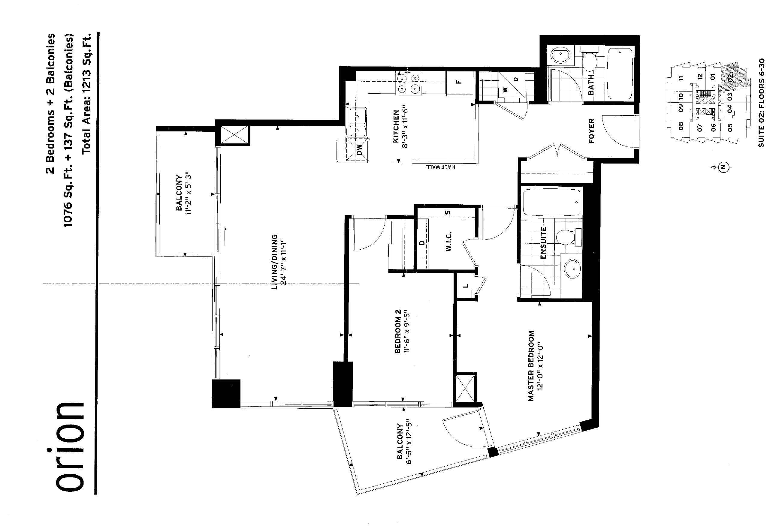 Orion floor plan