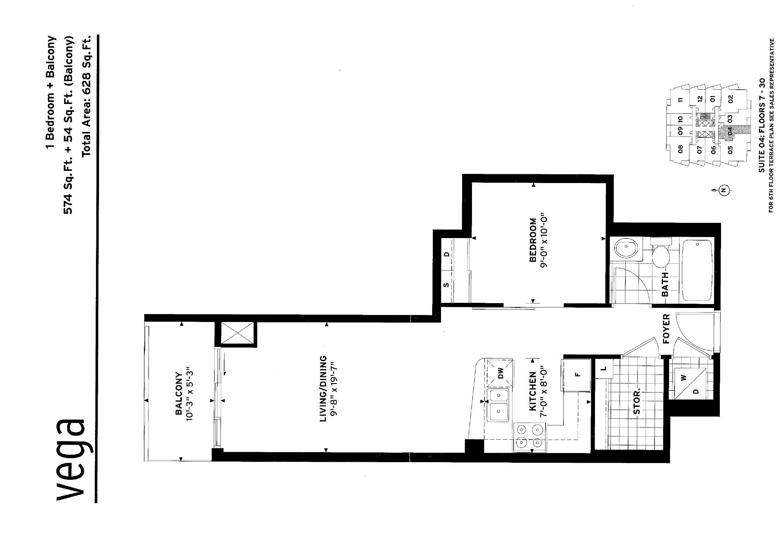 Vega floor plan