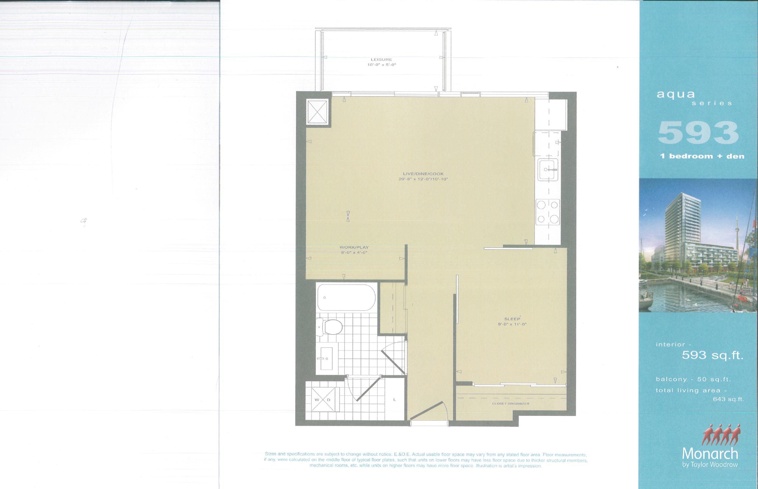 Aqua 593 floor plan