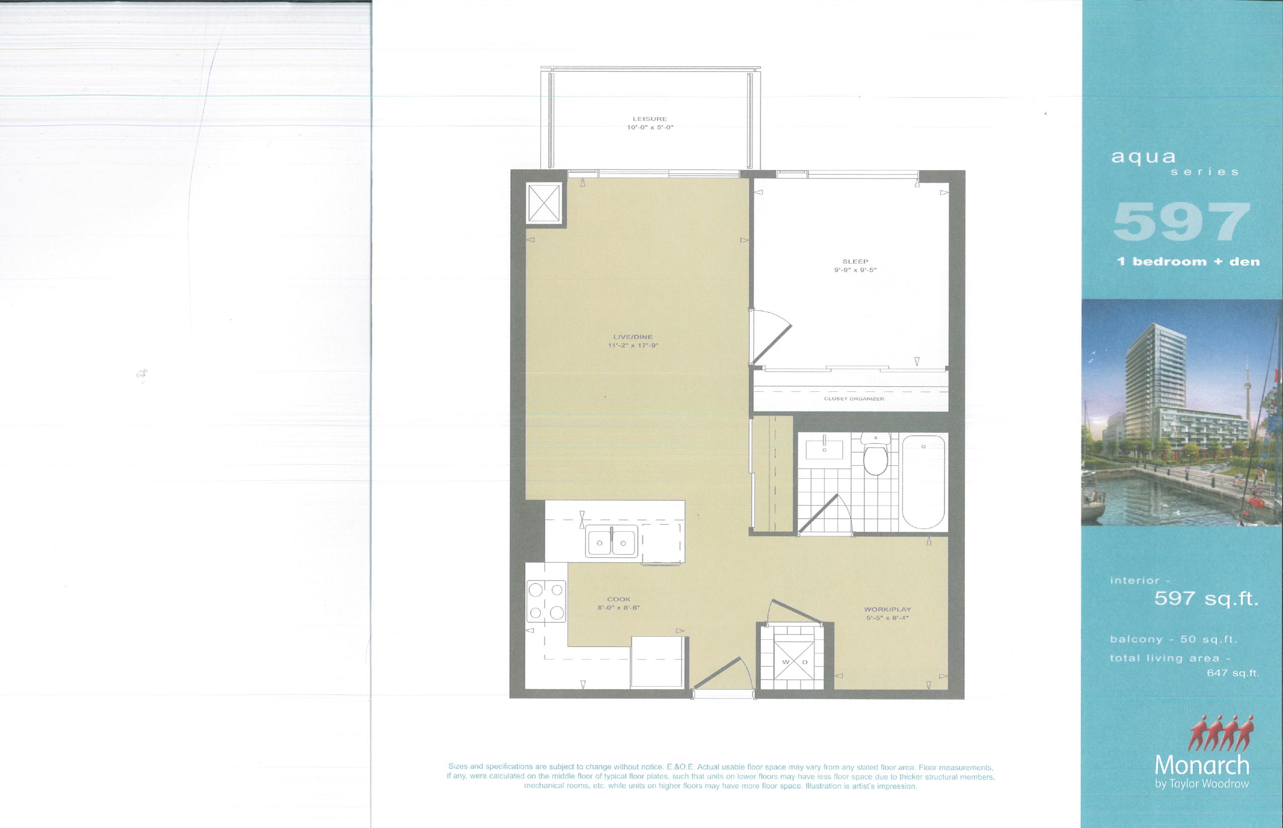 Aqua 597 floor plan