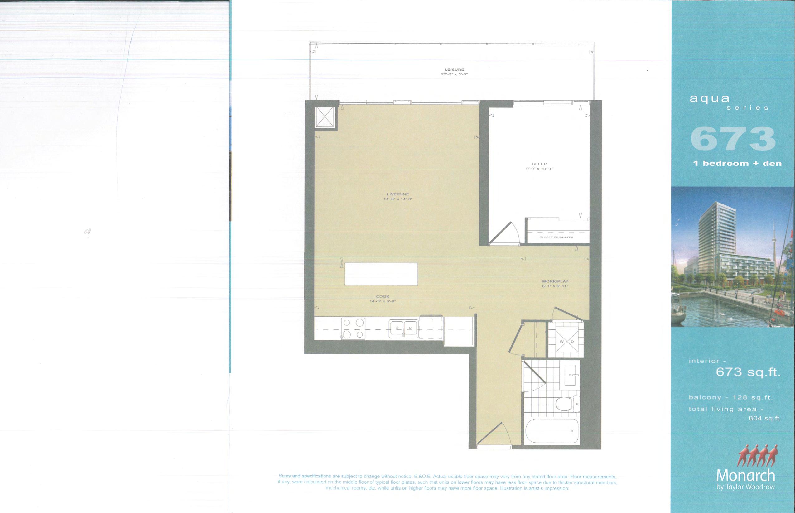 Aqua 673 floor plan