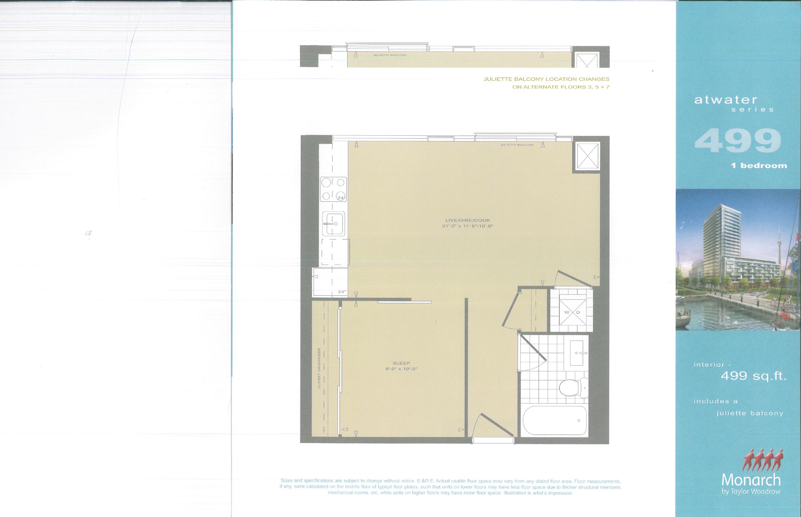 Atwater 499 floor plan
