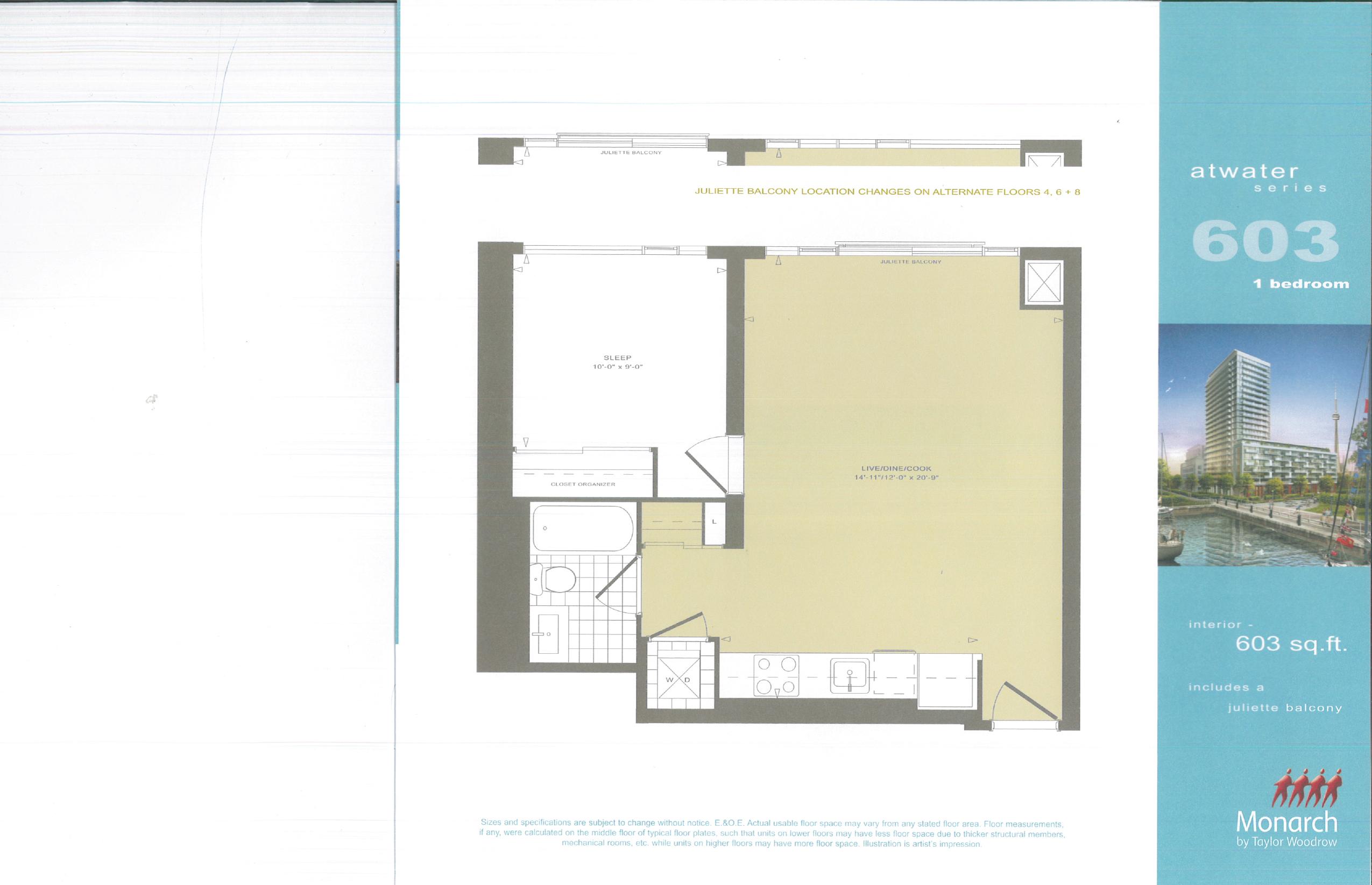 Atwater 603 floor plan