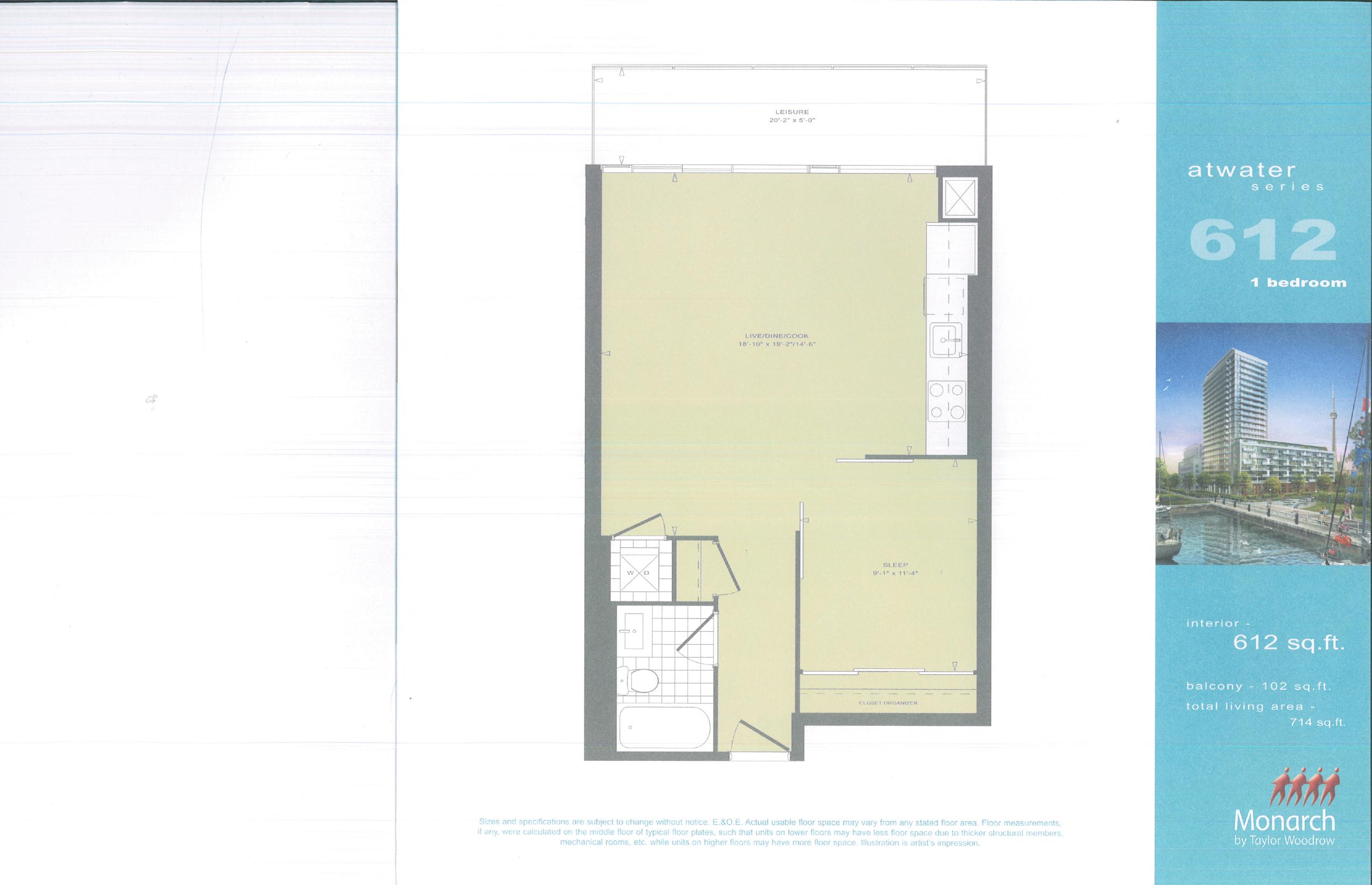 Atwater 612 floor plan
