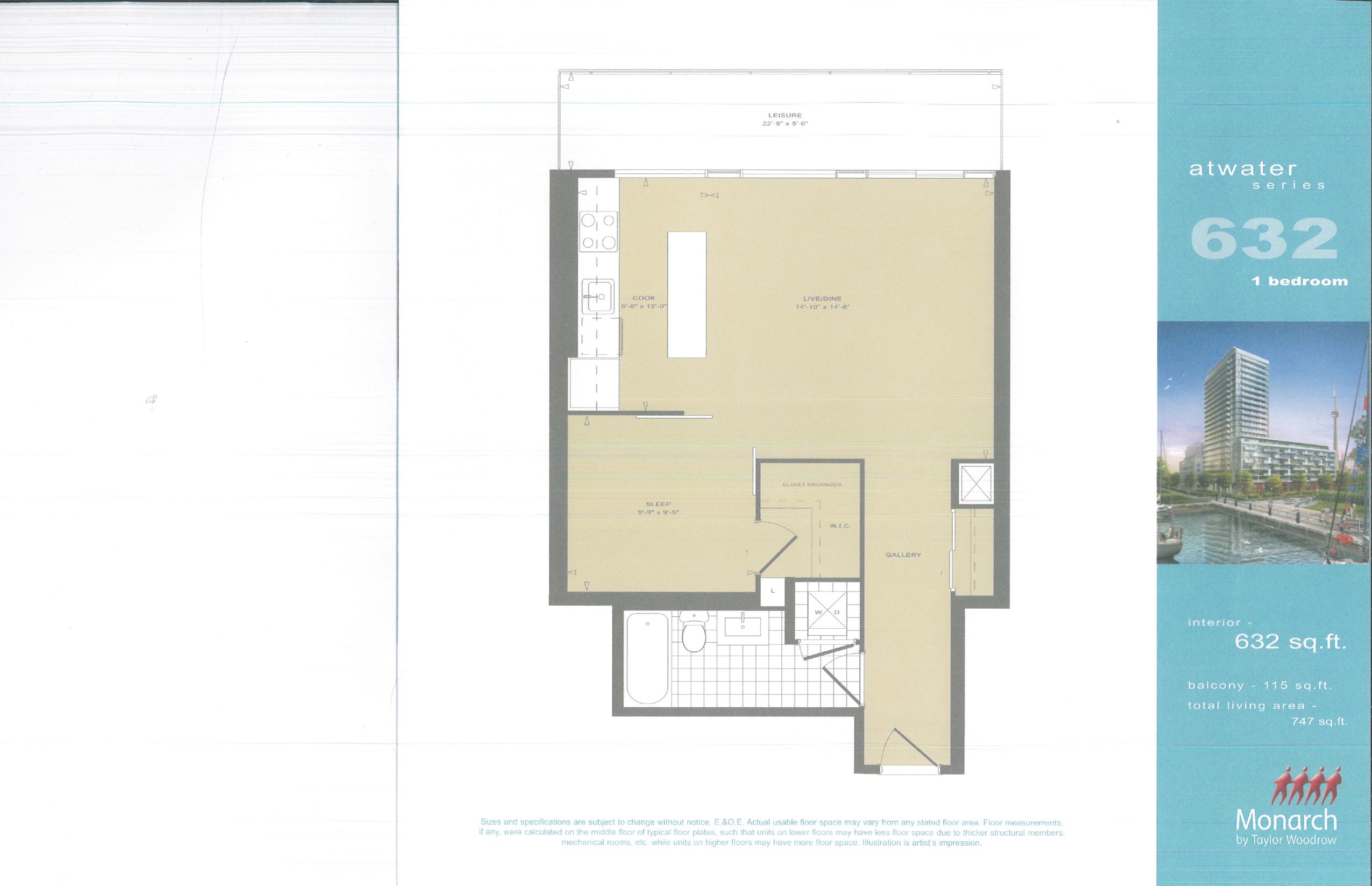 Atwater 632 floor plan