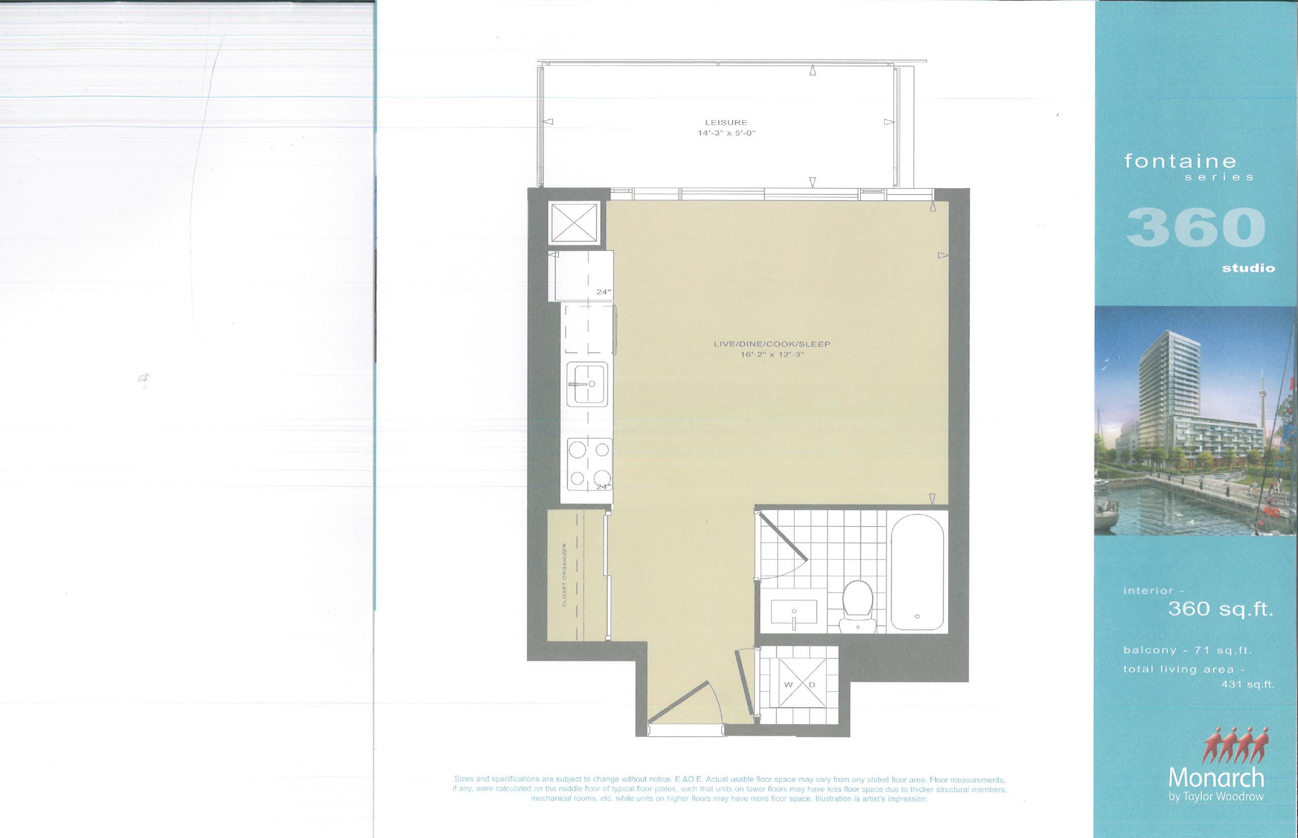 Fontaine 360 floor plan
