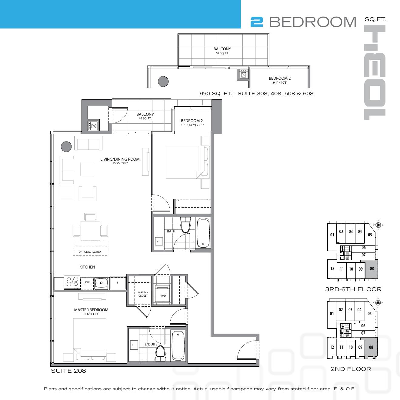 Suite 308 floor plan