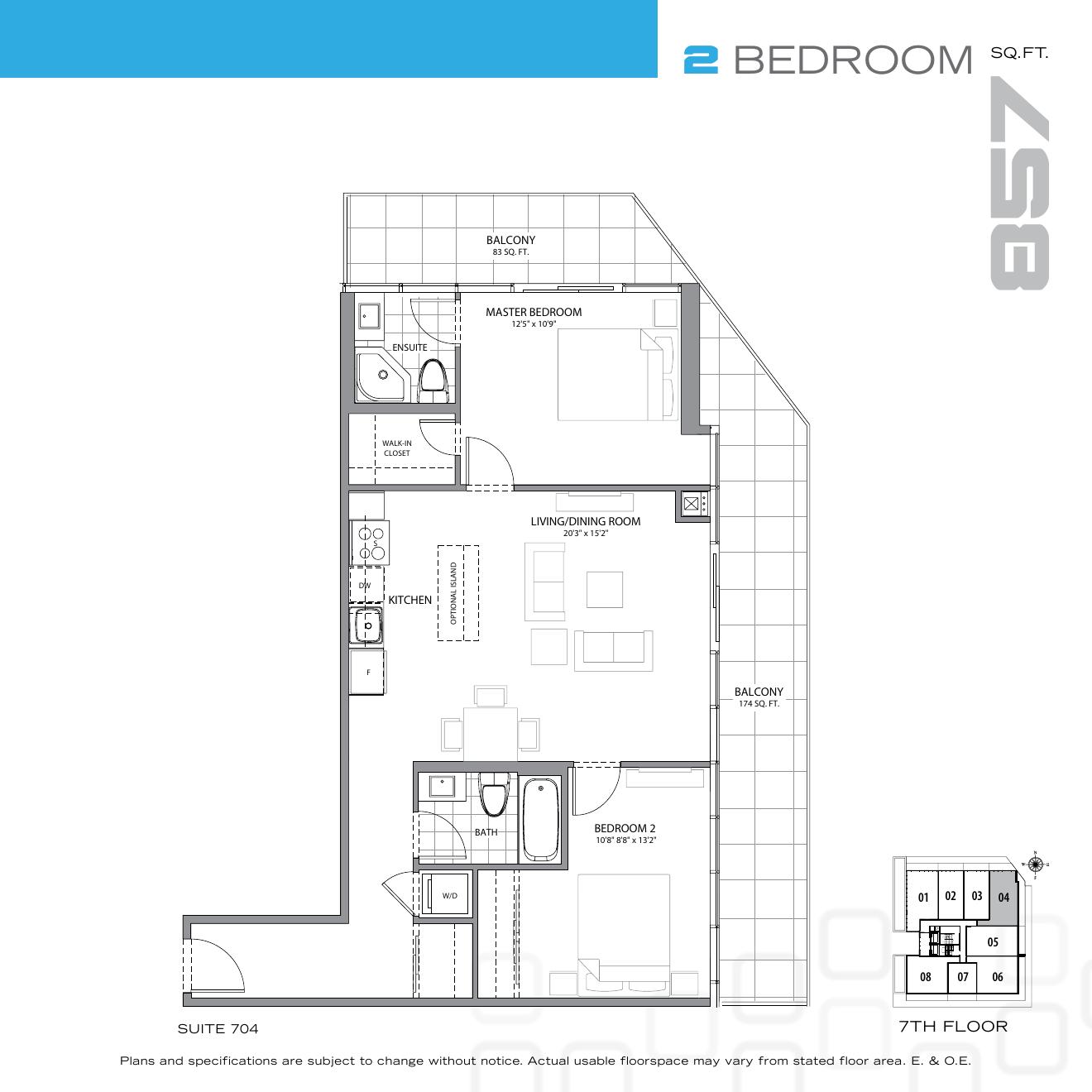Suite 704 floor plan