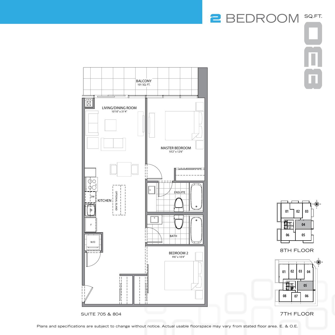 Suite 705 floor plan