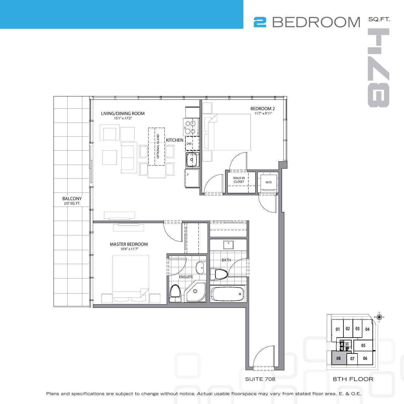 Suite 708 floor plan