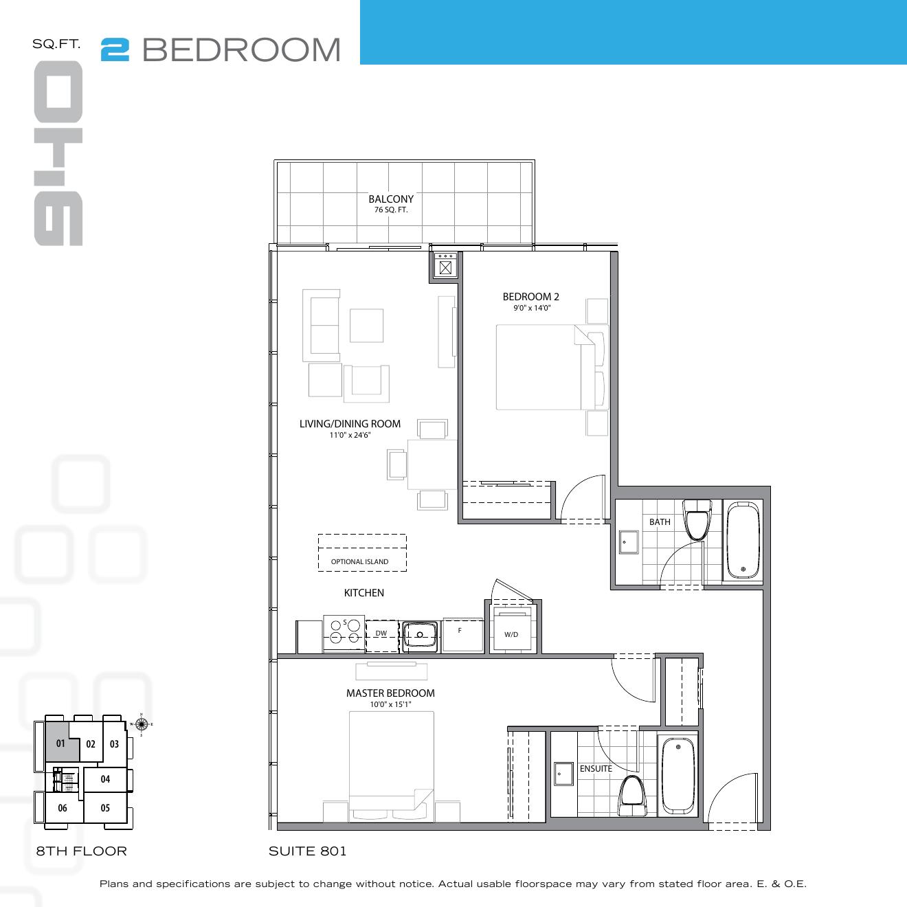 Suite 801 floor plan