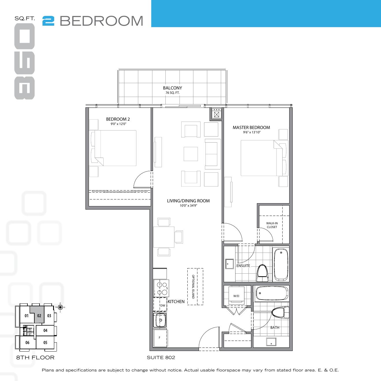 Suite 802 floor plan