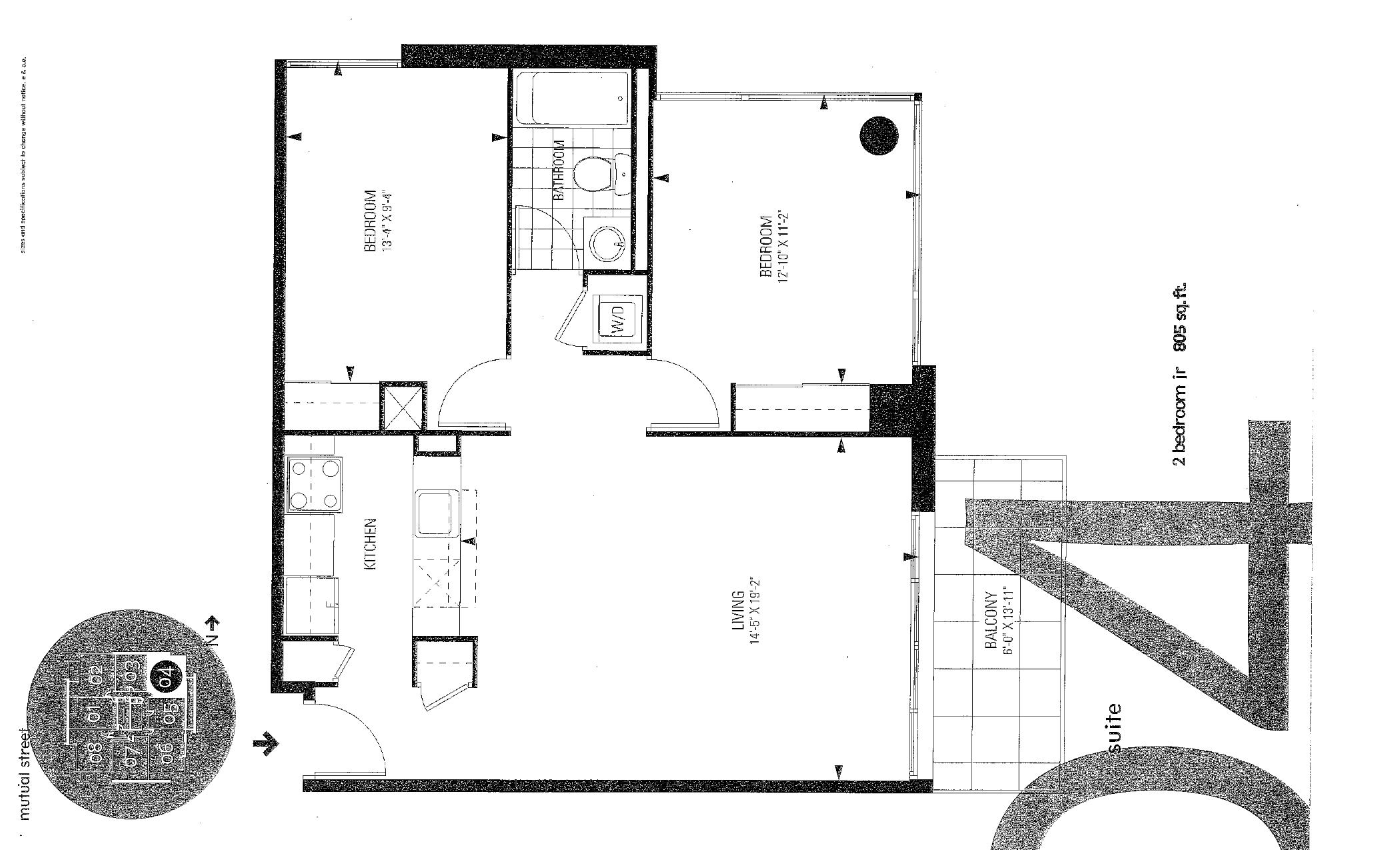 Suite 04 floor plan