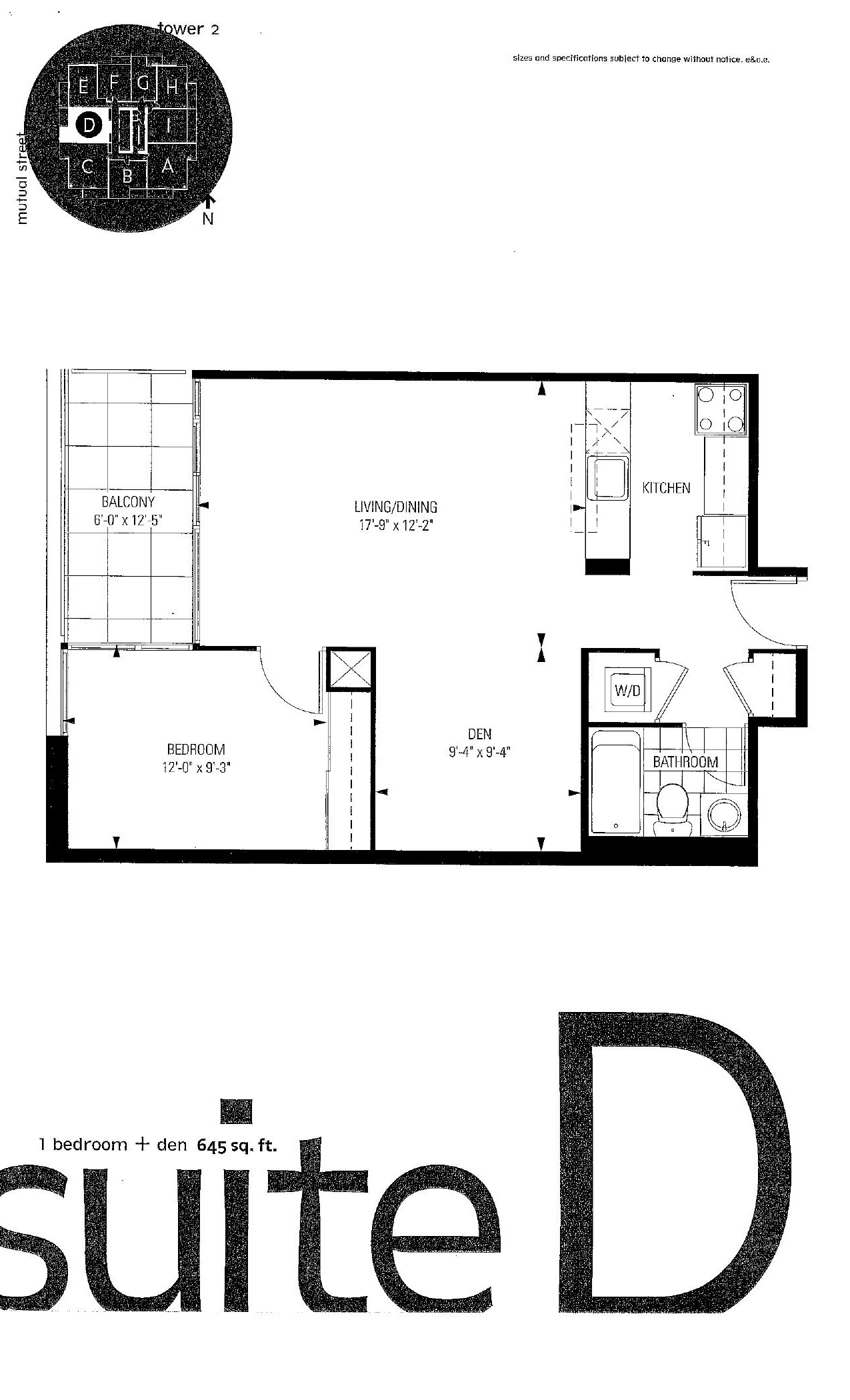 Suite D floor plan
