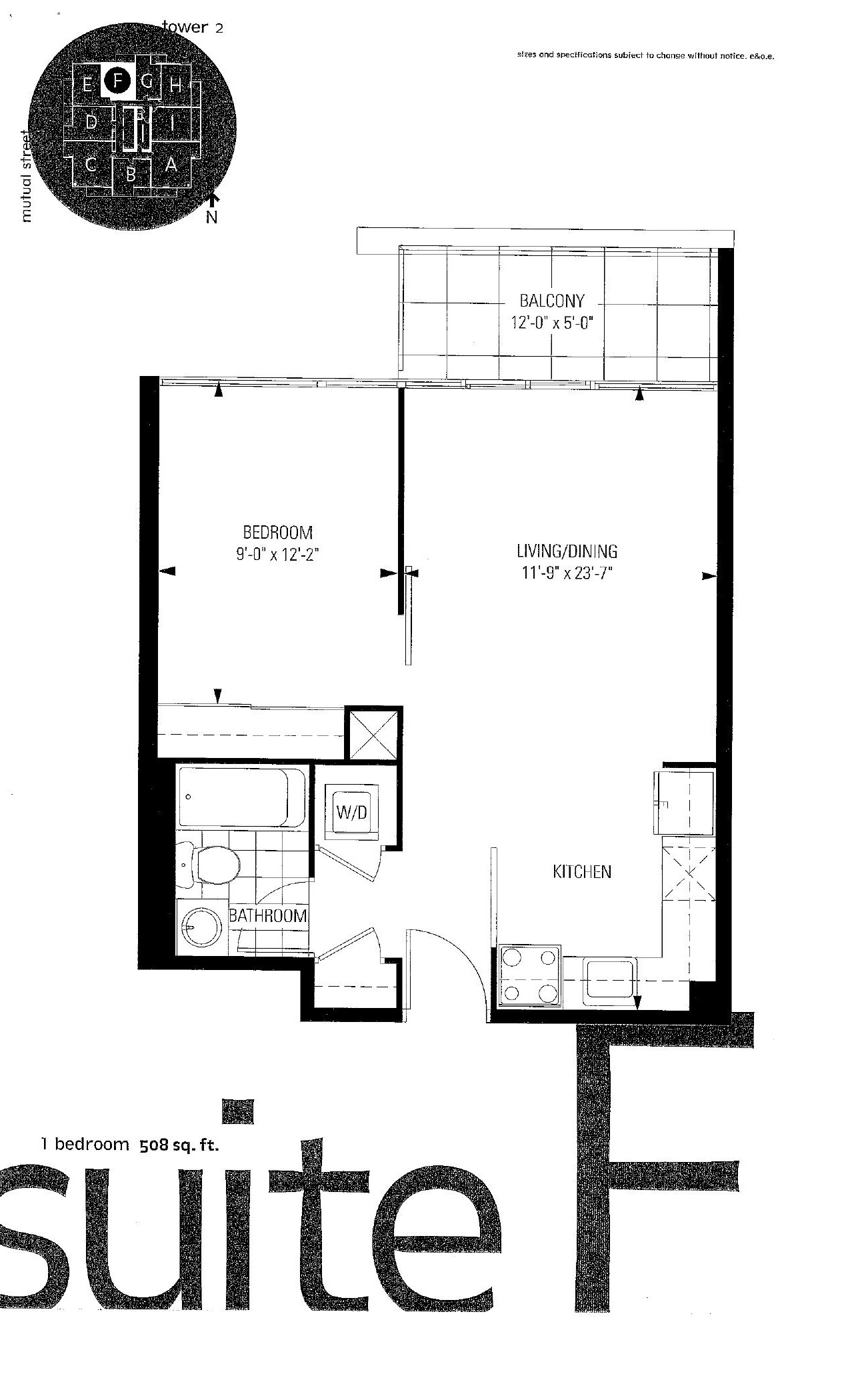 Suite F floor plan