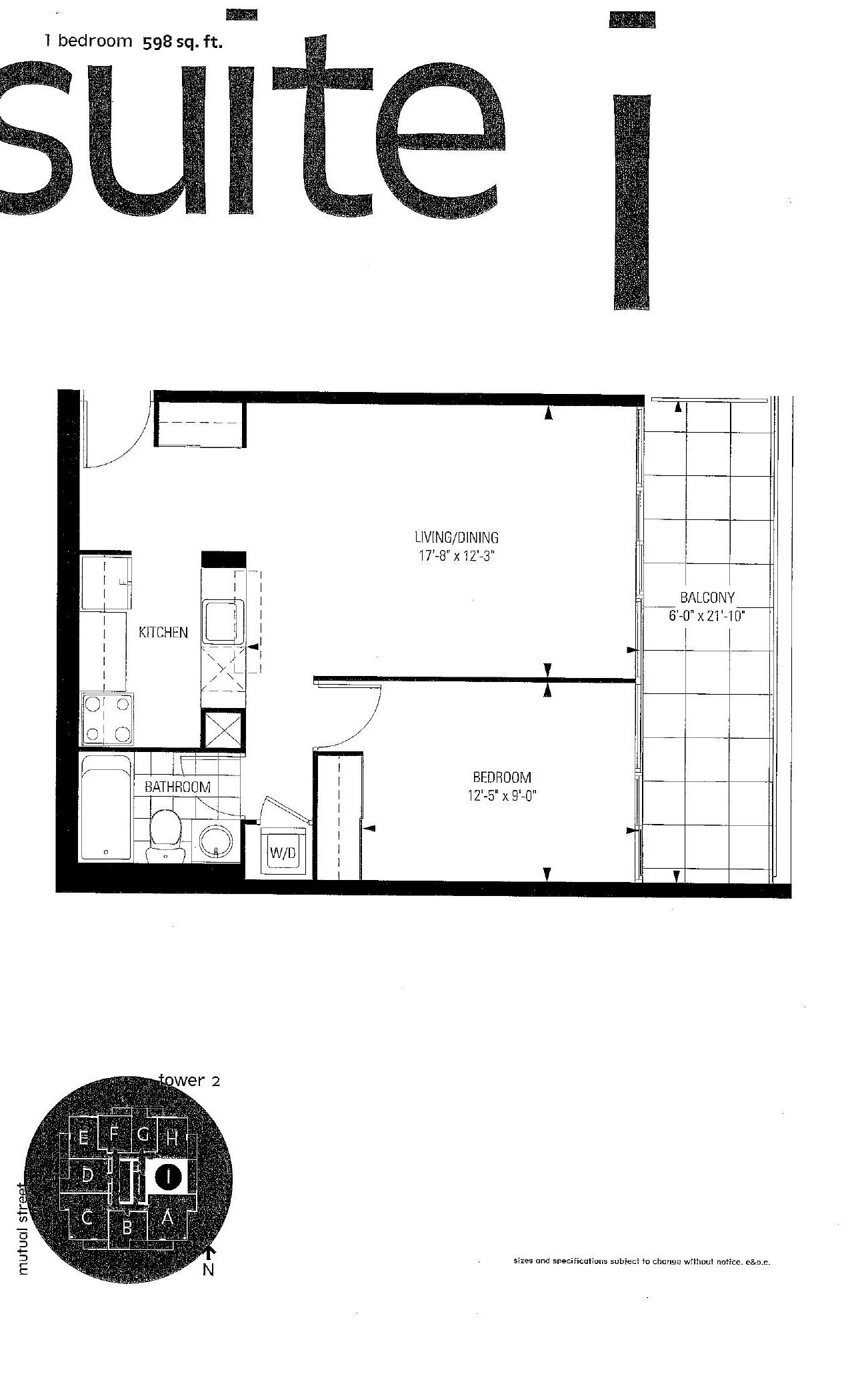 Suite I floor plan