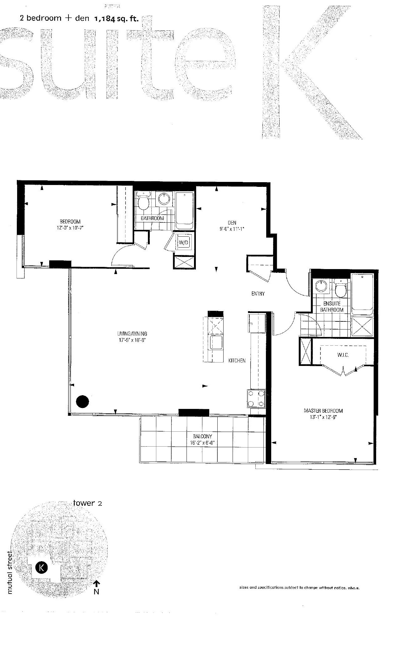 Suite K floor plan