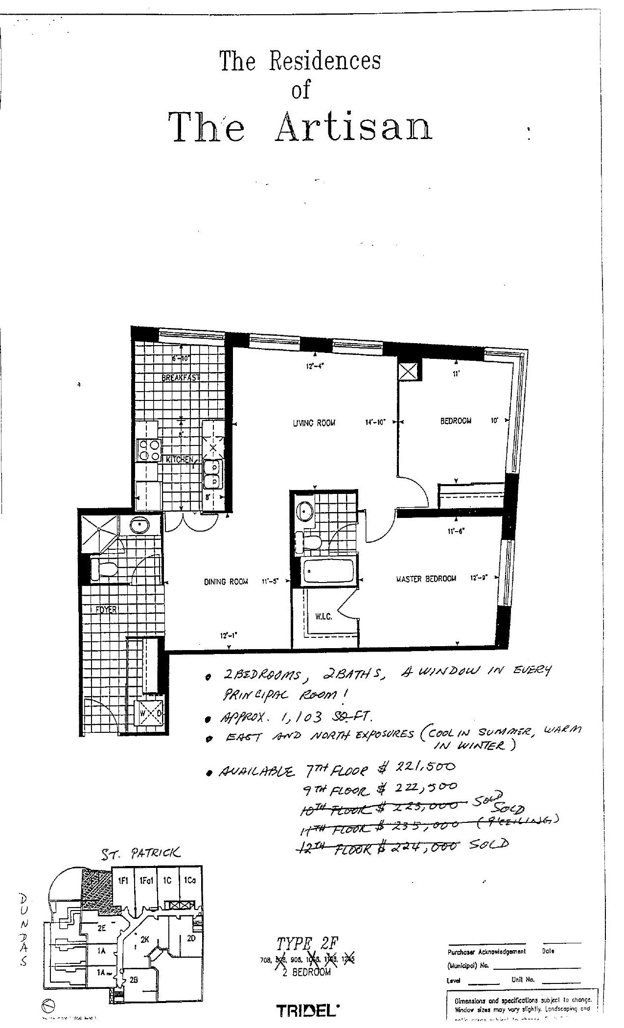 Type 2F floor plan