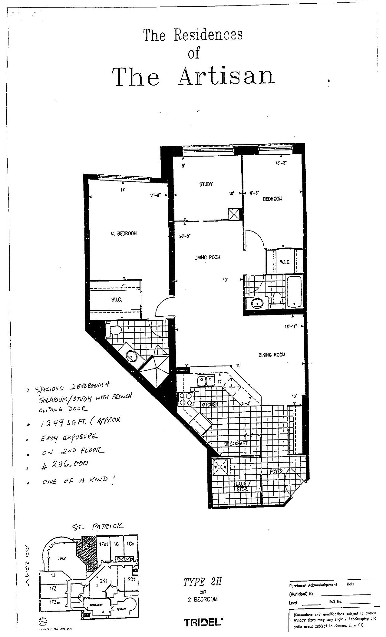 Type 2H floor plan