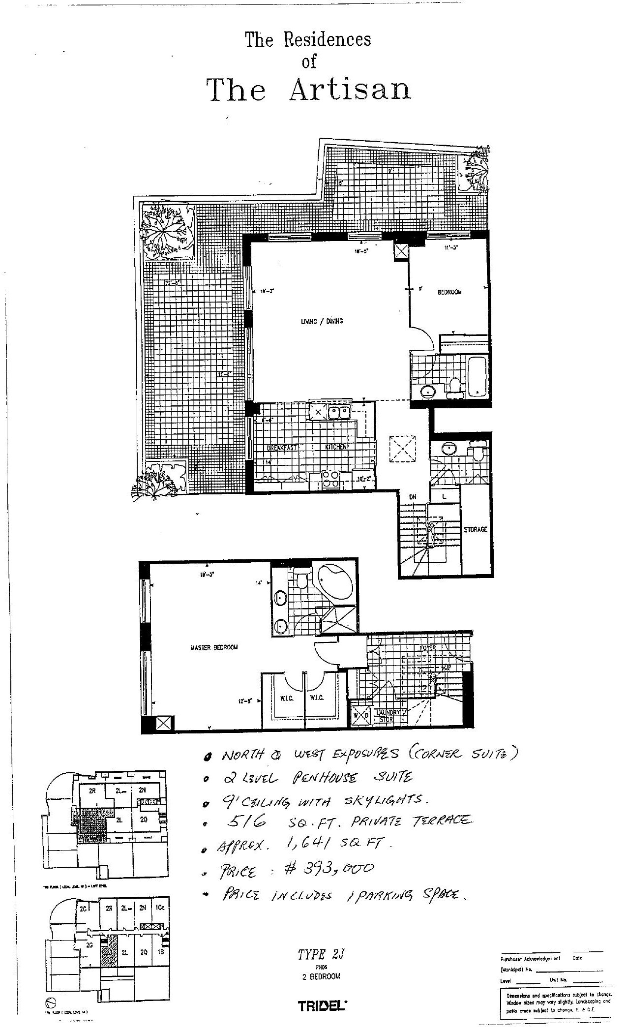 Type 2J floor plan