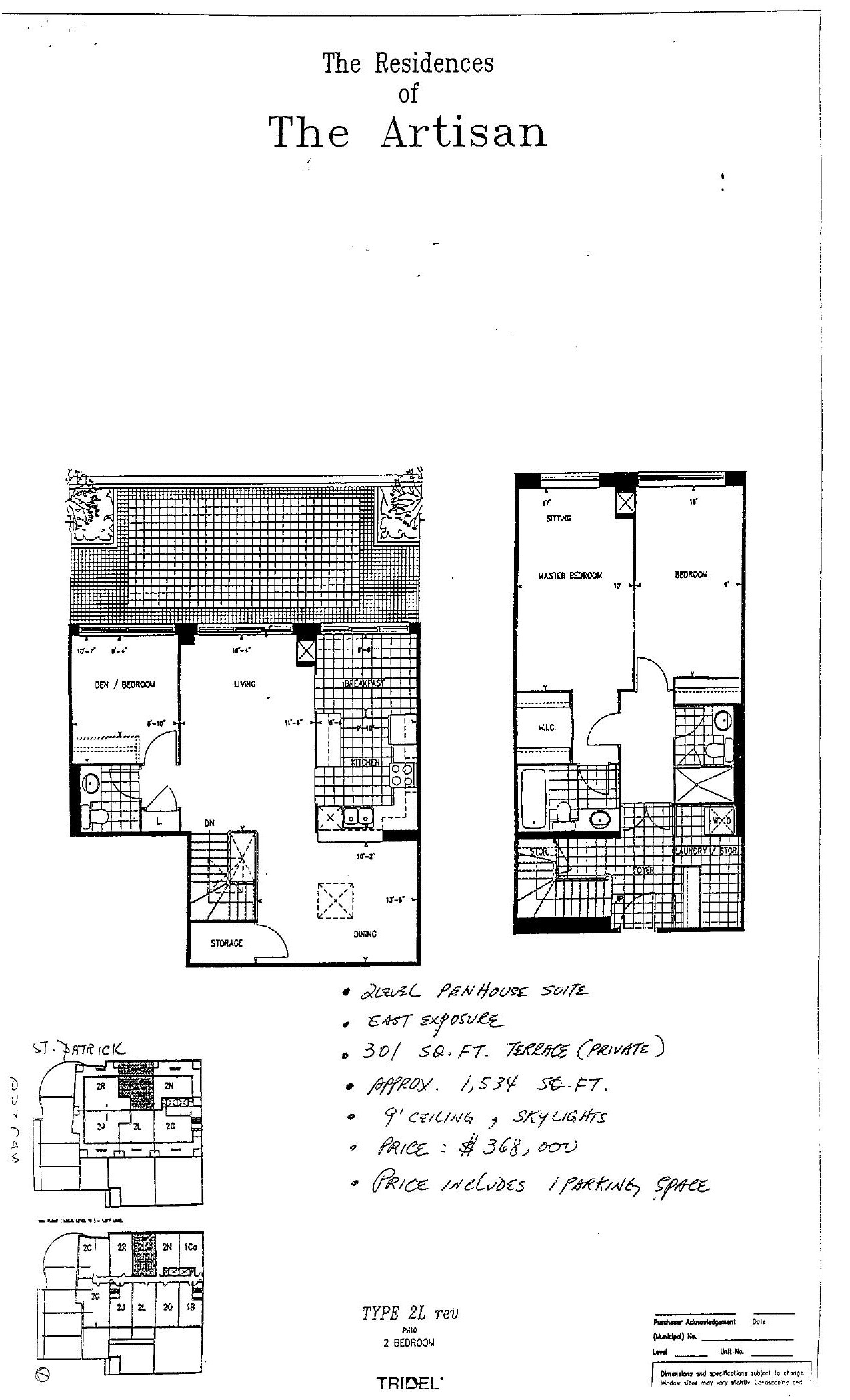 Type 2L Rev floor plan