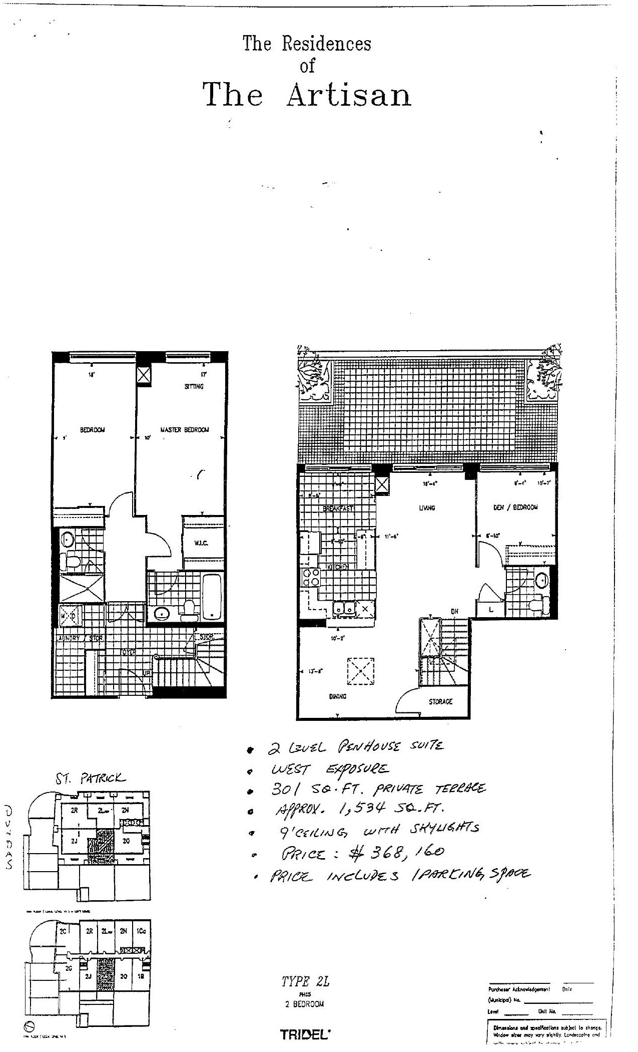 Type 2L floor plan